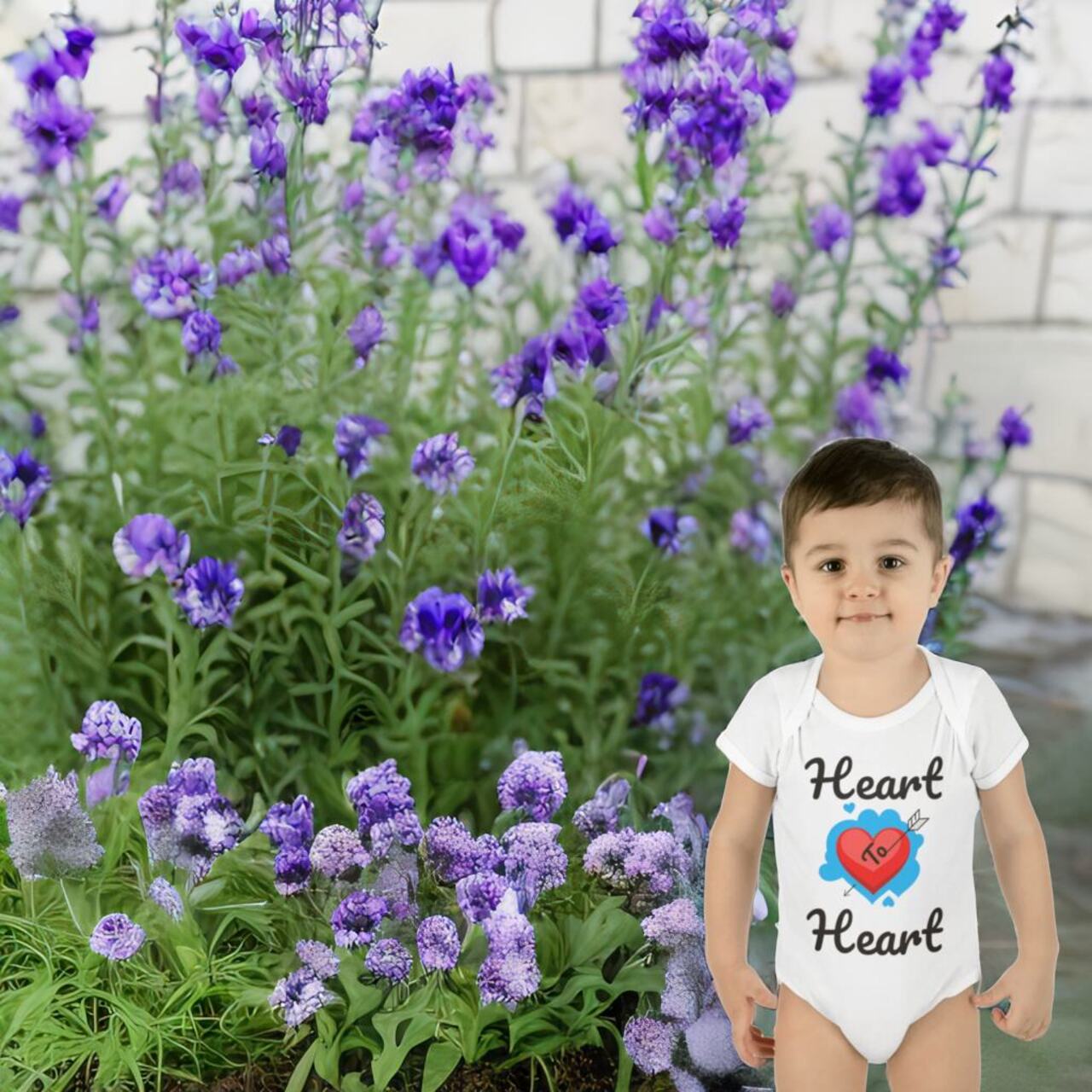 Heart to Heart Infant Baby Rib Bodysuit