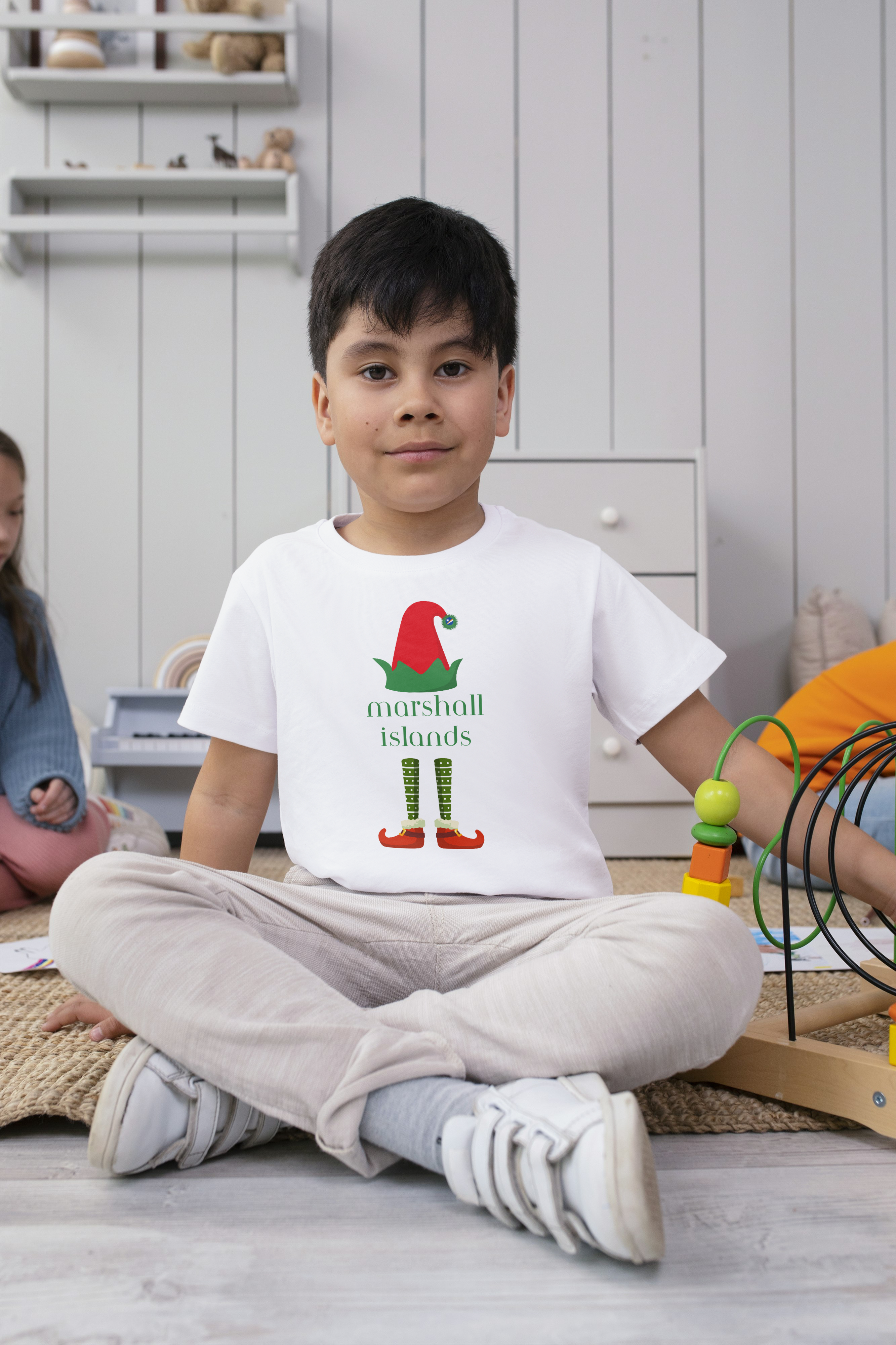 Kids T-Shirt Christmas Elf
