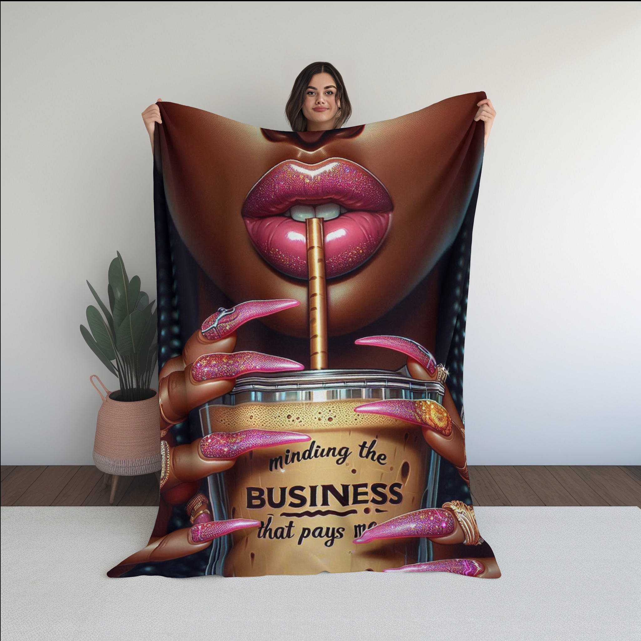 Minding The Business That Pays Me. Fluffy Blank, Fleece Blanket, Soft Blanket, Throw Blanket, Velveteen Plush Blanket, Cozy Blanket Minding The Business That Pays Me. Fluffy Blank, Fleece Blanket, Soft Blanket, Throw Blanket, Velveteen Plush Blanket, Cozy Blanket