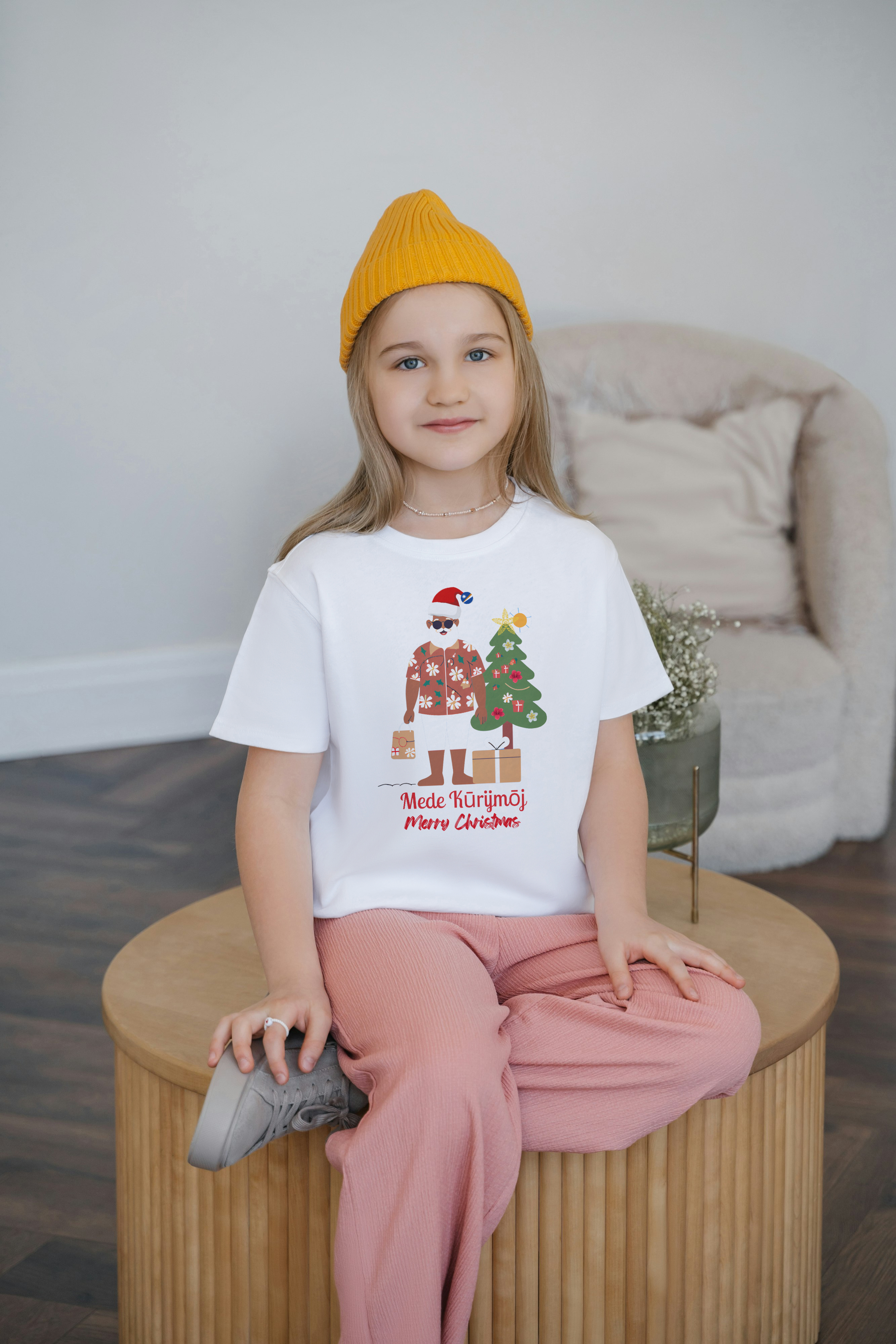 Kids Tee - Santa on a Beach Unisex T-shirt