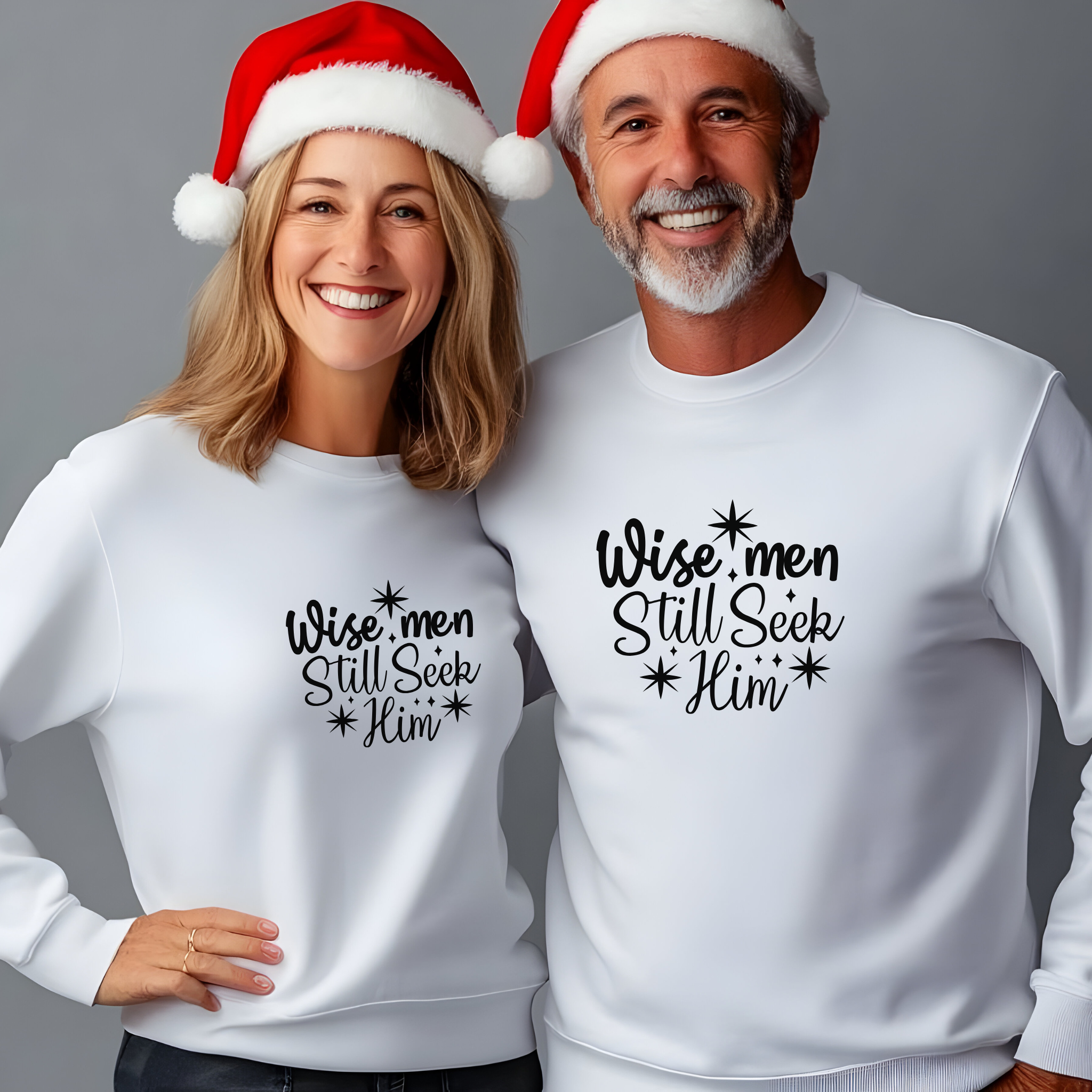 Christmas Holiday Wise Men Still Seek Him Christian Sweatshirt, Religious Crewneck Jumper, Christian Gift, Christmas Apparel, Religious product thumbnail image Christmas Holiday Wise Men Still Seek Him Christian Sweatshirt, Religious Crewneck Jumper, Christian Gift, Christmas Apparel, Religious product thumbnail image