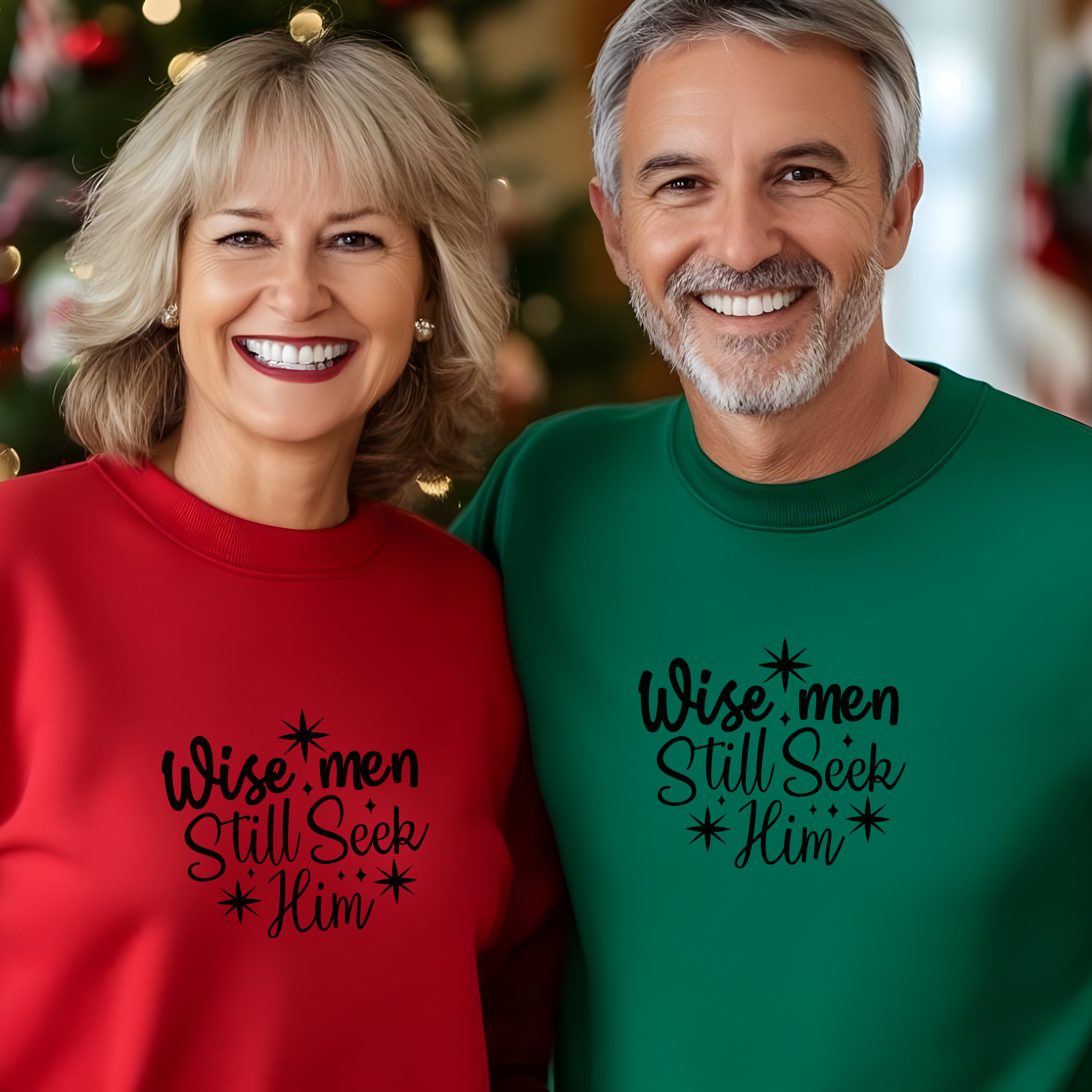 Christmas Holiday Wise Men Still Seek Him Christian Sweatshirt, Religious Crewneck Jumper, Christian Gift, Christmas Apparel, Religious product thumbnail image