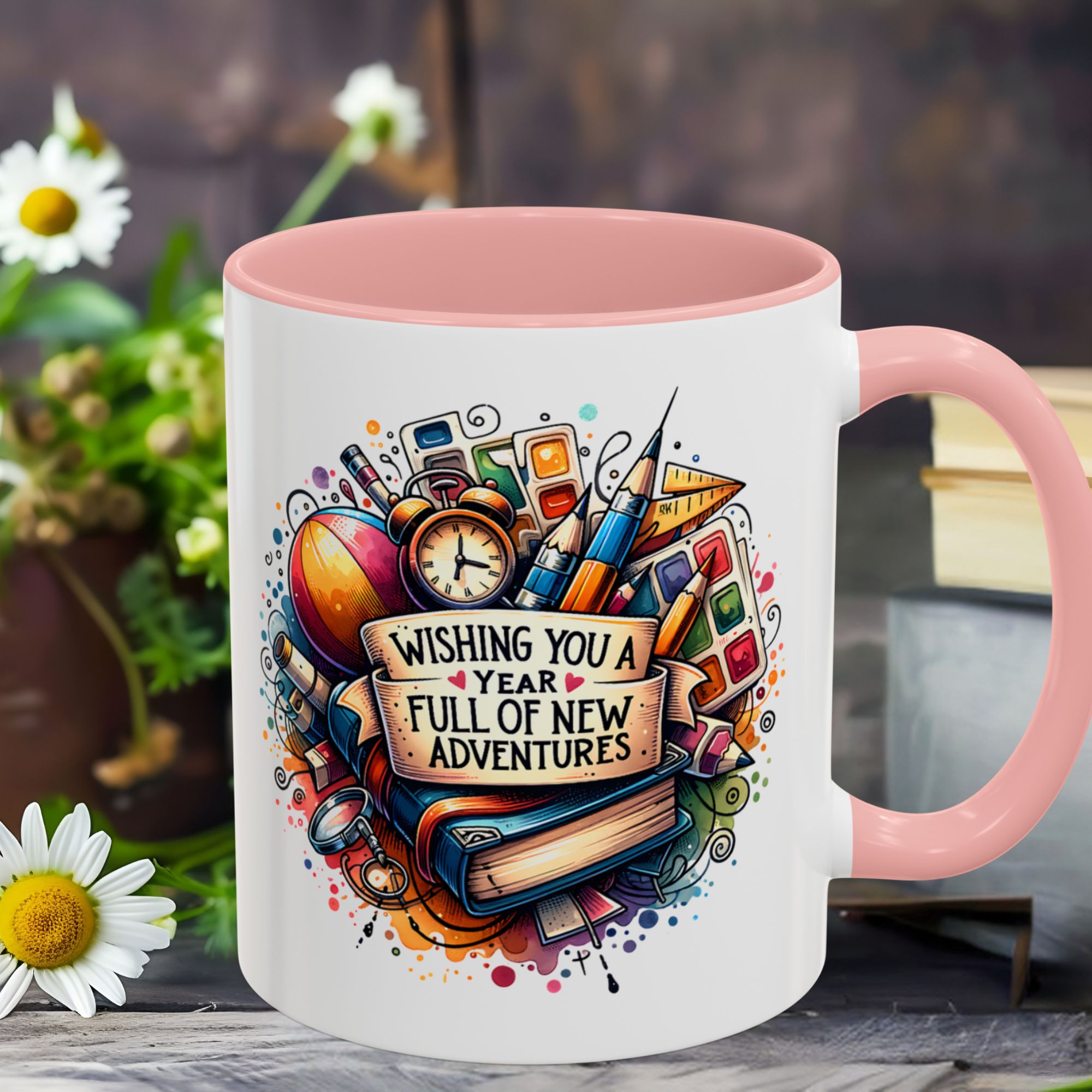 wishing you a year full of new adventures ,gift,mug , retro teacher, welcome back, last day,coffee ,Accent Coffee Mug (11, 15oz) product thumbnail image wishing you a year full of new adventures ,gift,mug , retro teacher, welcome back, last day,coffee ,Accent Coffee Mug (11, 15oz) product thumbnail image