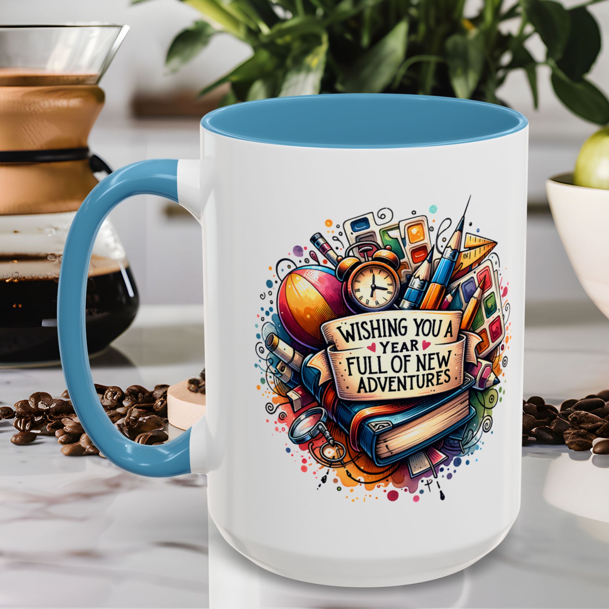 wishing you a year full of new adventures ,gift,mug , retro teacher, welcome back, last day,coffee ,Accent Coffee Mug (11, 15oz) product thumbnail image wishing you a year full of new adventures ,gift,mug , retro teacher, welcome back, last day,coffee ,Accent Coffee Mug (11, 15oz) product thumbnail image