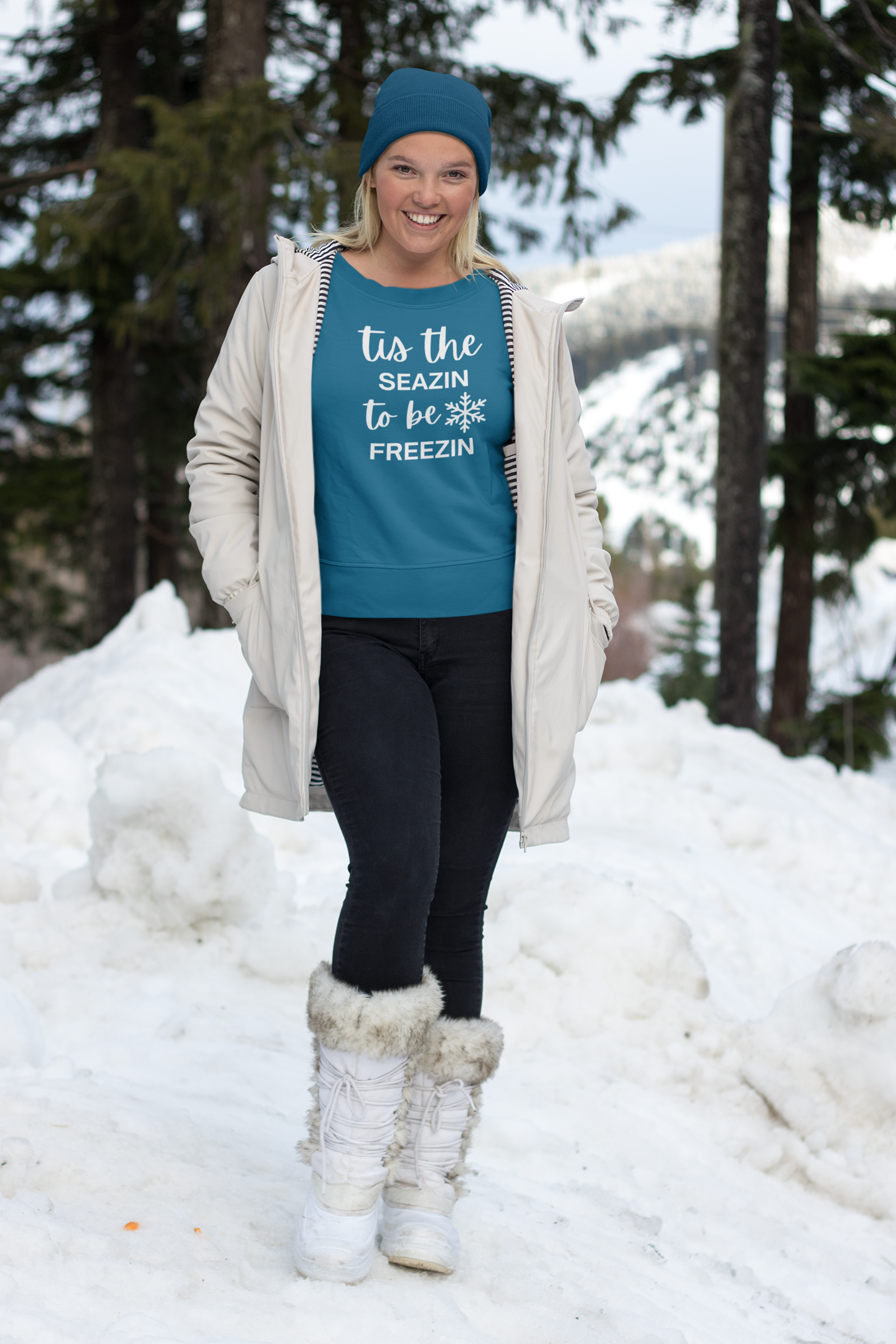 Holiday Seazin Unisex Sweatshirt product thumbnail image Holiday Seazin Unisex Sweatshirt product thumbnail image