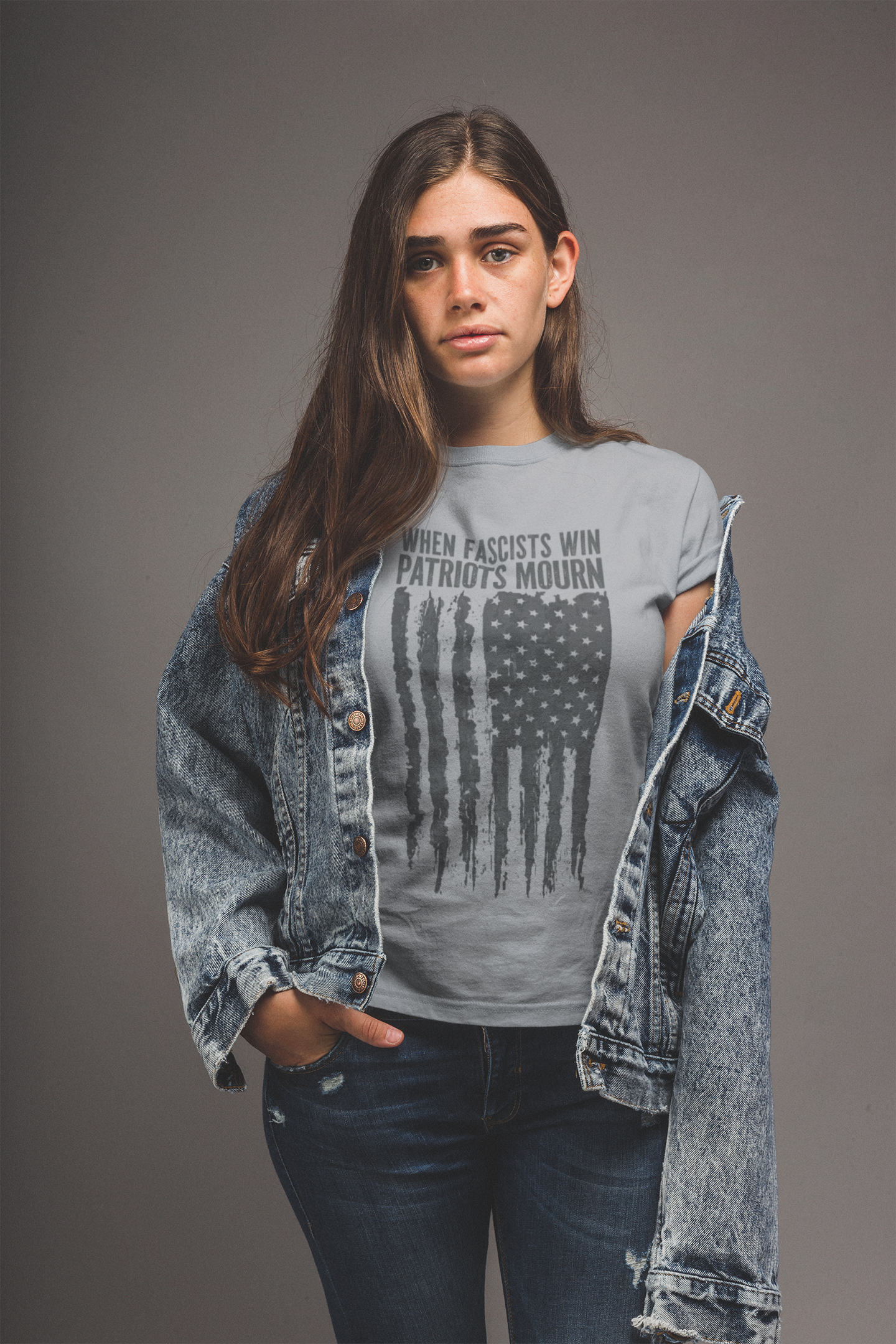 Political Resistance T-Shirt - When Fascists Win, Patriots Mourn product thumbnail image Political Resistance T-Shirt - When Fascists Win, Patriots Mourn product thumbnail image