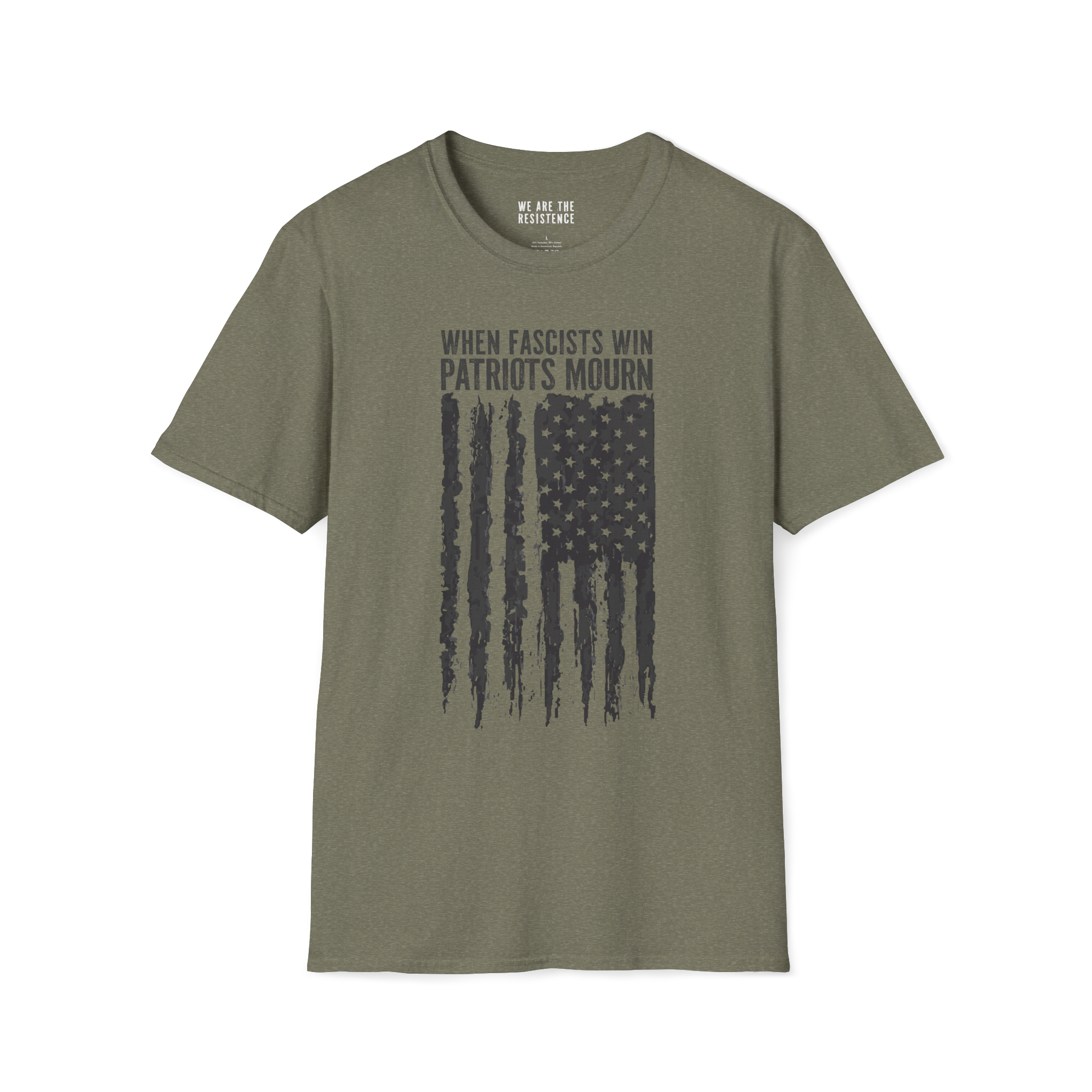 Political Resistance T-Shirt - When Fascists Win, Patriots Mourn product thumbnail image Political Resistance T-Shirt - When Fascists Win, Patriots Mourn product thumbnail image