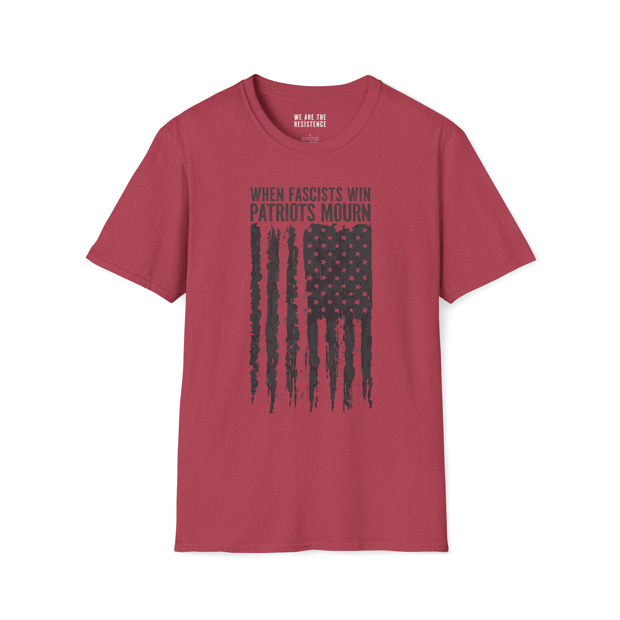Political Resistance T-Shirt - When Fascists Win, Patriots Mourn product thumbnail image Political Resistance T-Shirt - When Fascists Win, Patriots Mourn product thumbnail image