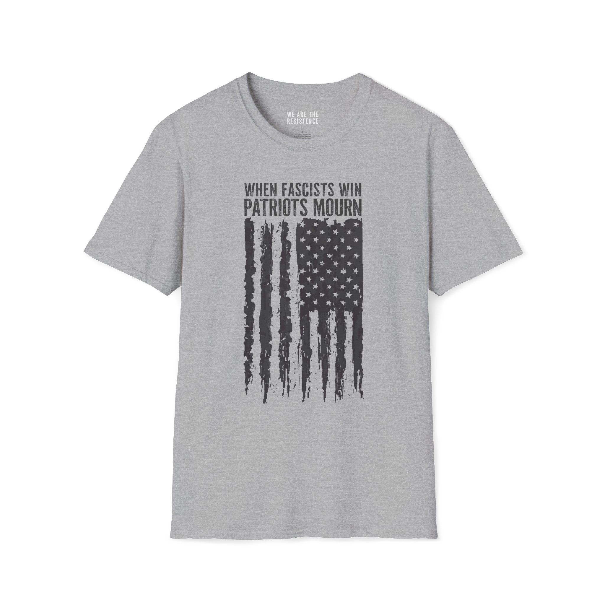 Political Resistance T-Shirt - When Fascists Win, Patriots Mourn product thumbnail image Political Resistance T-Shirt - When Fascists Win, Patriots Mourn product thumbnail image