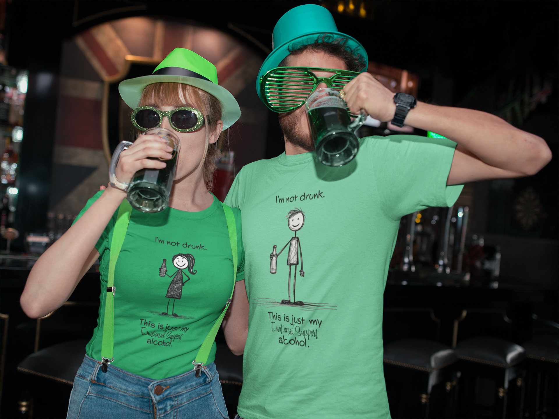 Emotional Support Alcohol - Unisex T-Shirt - Funny and Irreverent Design product thumbnail image Emotional Support Alcohol - Unisex T-Shirt - Funny and Irreverent Design product thumbnail image