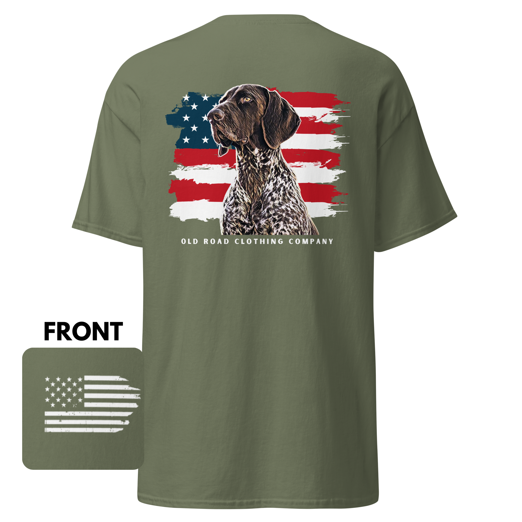 GSP T Shirt | German Shorthaired Pointer T Shirt | American Flag T Shirt | Bird Hunting T Shirt | Pheasant Hunting T Shirt | Grouse Hunting T Shirt product thumbnail image GSP T Shirt | German Shorthaired Pointer T Shirt | American Flag T Shirt | Bird Hunting T Shirt | Pheasant Hunting T Shirt | Grouse Hunting T Shirt product thumbnail image