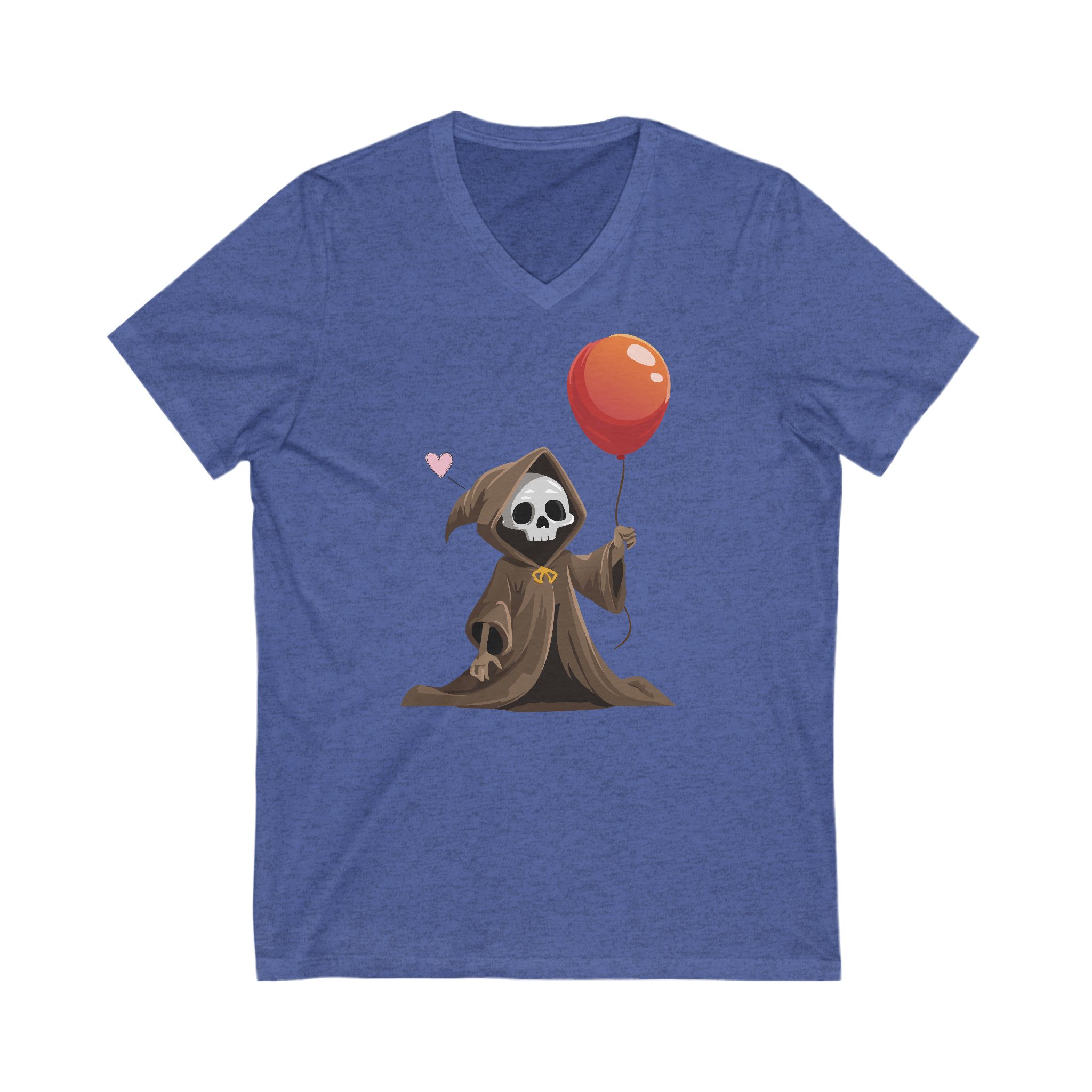 T-Shirt Little Grim Reaper with Balloons Fun Silly Macabre Tee product thumbnail image T-Shirt Little Grim Reaper with Balloons Fun Silly Macabre Tee product thumbnail image