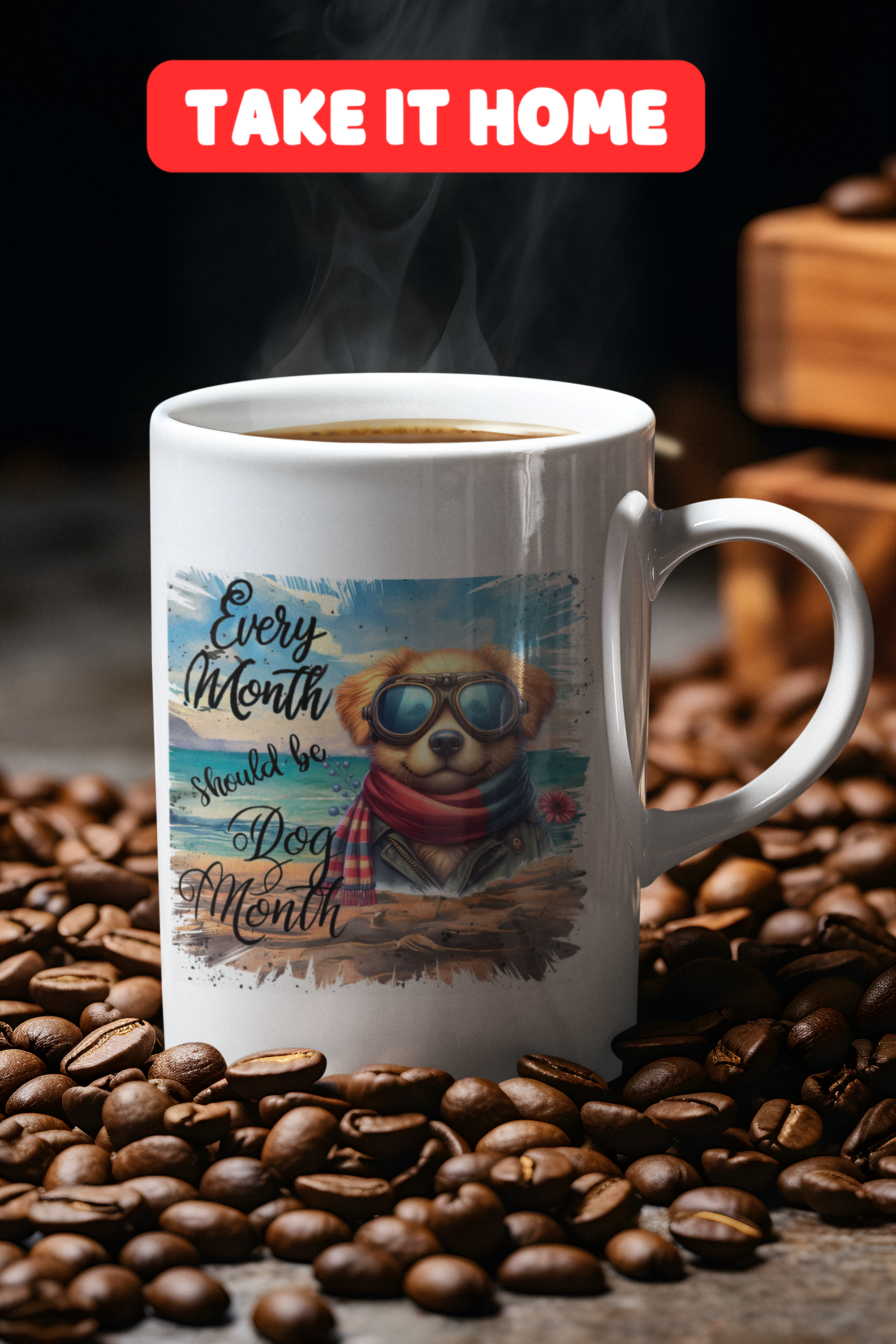 Every Month Should Be Dog Month , pet lover, dog owner,Funny Dog Wearing Goggles, mug ,dog month ,coffee ,Accent Coffee Mug (11, 15oz) product thumbnail image Every Month Should Be Dog Month , pet lover, dog owner,Funny Dog Wearing Goggles, mug ,dog month ,coffee ,Accent Coffee Mug (11, 15oz) product thumbnail image