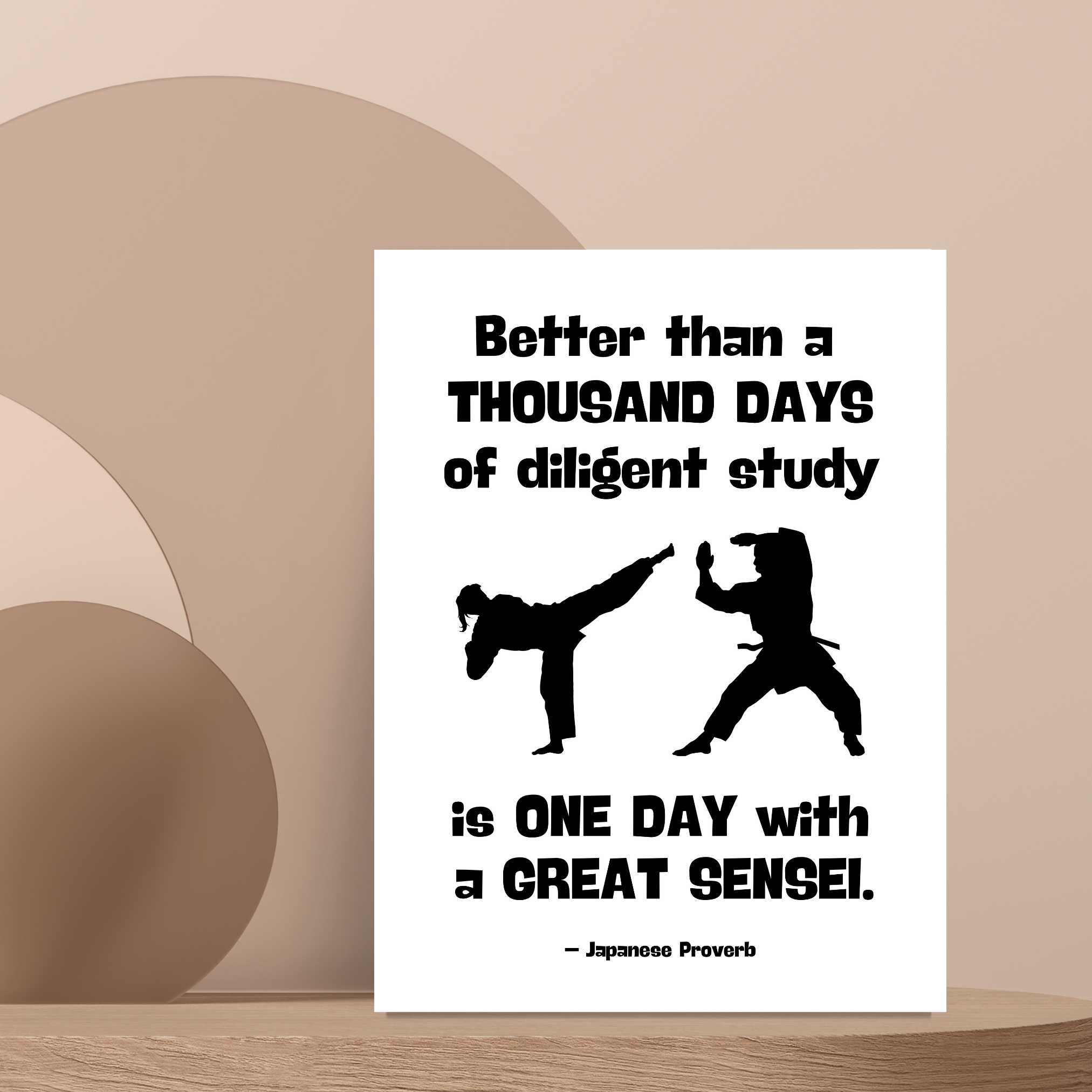 Great Sensei Karate Poster, Martial Arts Dojo Wall Decor, Japanese Proverb Print, Karate Studio Decor, Sensei Gift, Karate product thumbnail image Great Sensei Karate Poster, Martial Arts Dojo Wall Decor, Japanese Proverb Print, Karate Studio Decor, Sensei Gift, Karate product thumbnail image