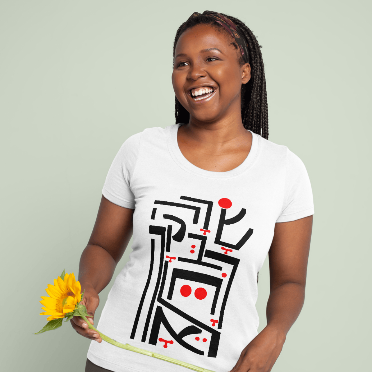 Jewish Women’s Softstyle Tee with Hebrew Matriarch Names – Tribute to Sarah, Rebecca, Rachel, Leah product thumbnail image