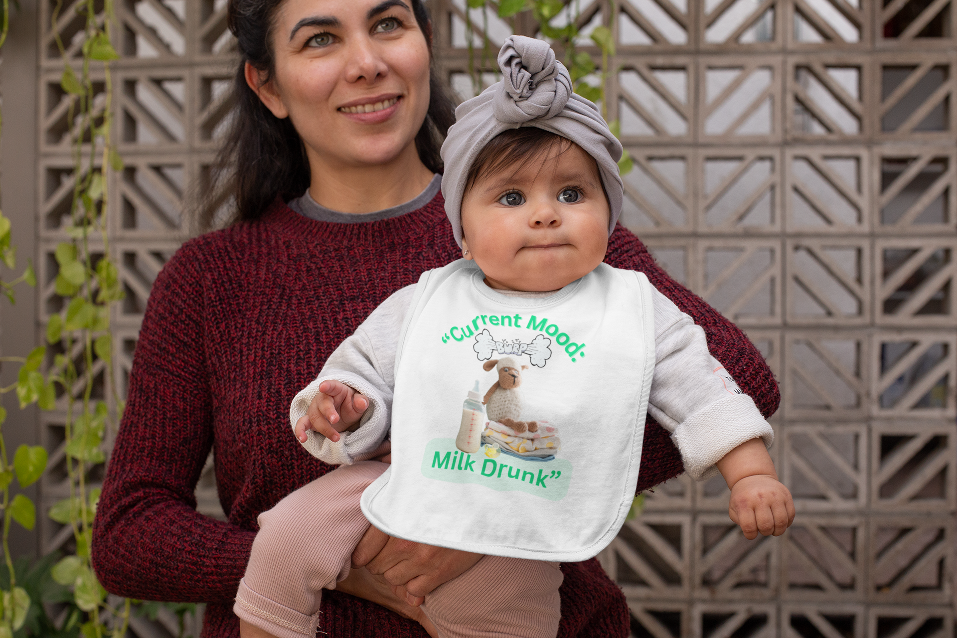 Baby Contrast Trim Jersey Bib product thumbnail image Baby Contrast Trim Jersey Bib product thumbnail image