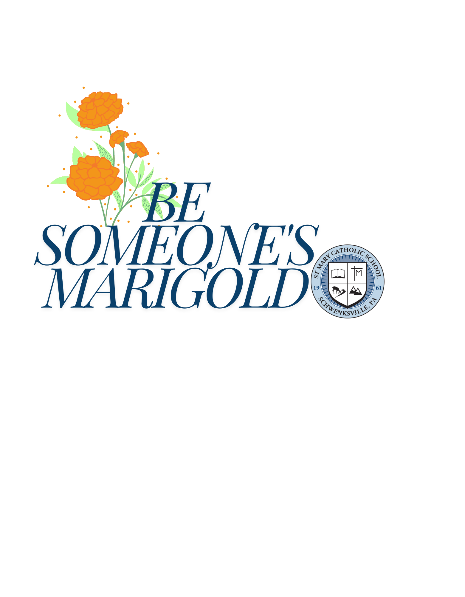 Be Someone's Marigold - Unisex Quarter-Zip Pullover with Crest product thumbnail image
