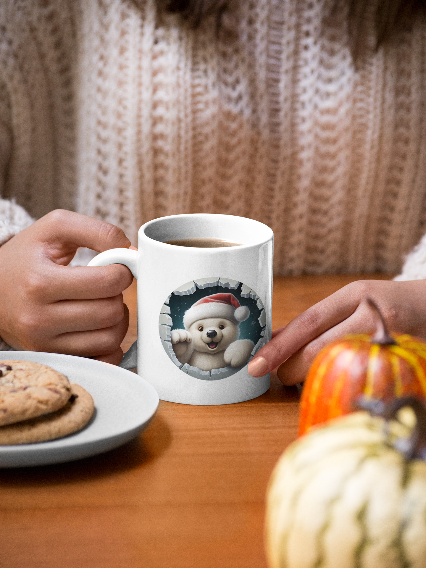 Sip in Style: Adorable Faces to Start Your Day Right, Colorful Mugs, 11oz product thumbnail image