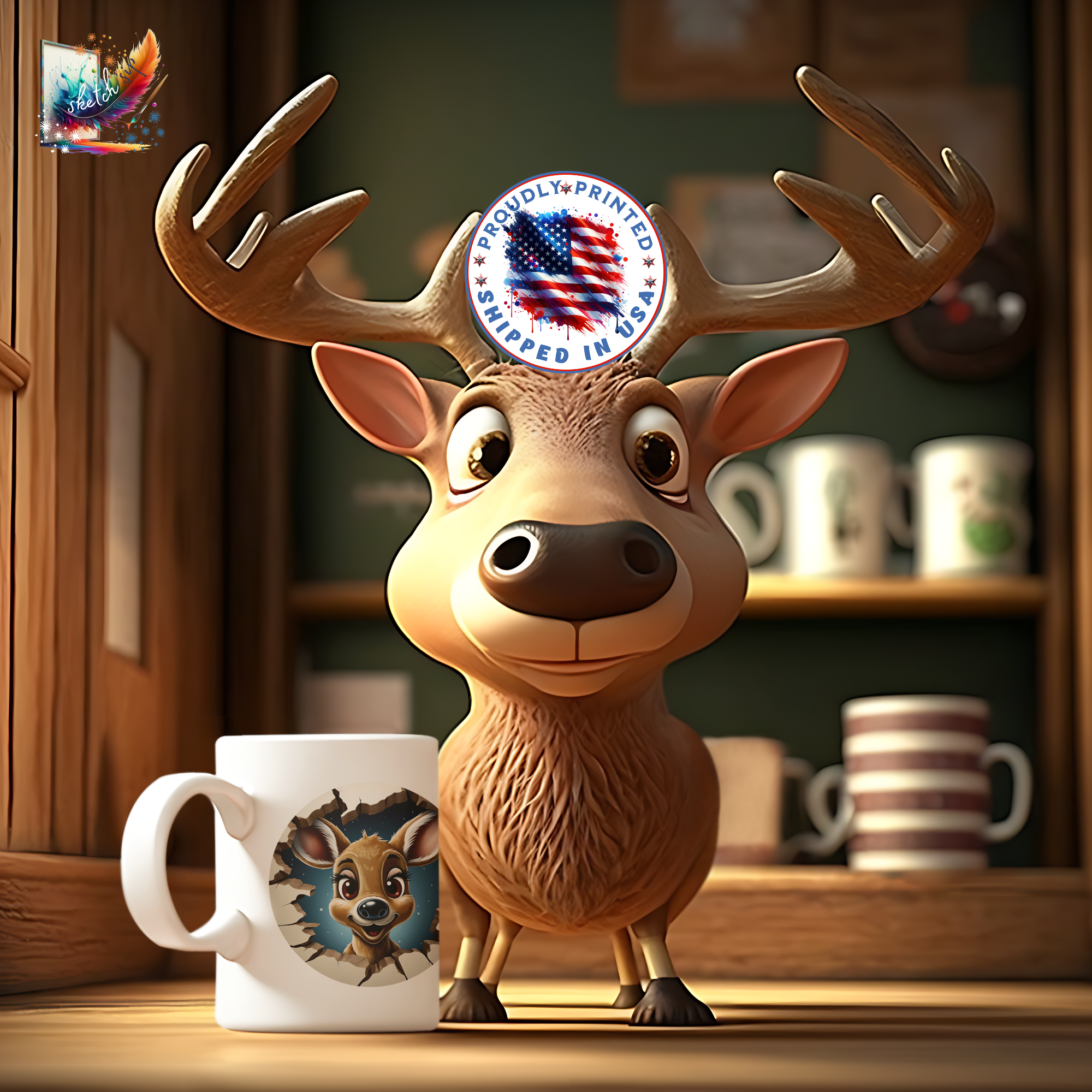 Brighten Your Day: Cute and Cozy Character Cups, Colorful Mugs, 11oz product thumbnail image Brighten Your Day: Cute and Cozy Character Cups, Colorful Mugs, 11oz product thumbnail image