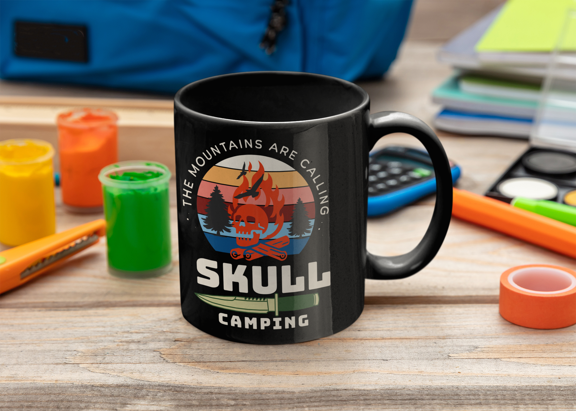 Blaze &amp; Brave ةBlack Mug (11oz, 15oz) product thumbnail image