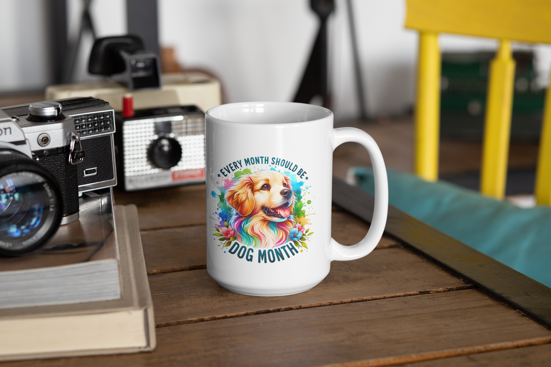 pet lover,Every Month Should Be Dog Month , dog month, dog lover, dog gift, dog mom, dog dad, ,coffee ,Accent Coffee Mug (11, 15oz) product thumbnail image pet lover,Every Month Should Be Dog Month , dog month, dog lover, dog gift, dog mom, dog dad, ,coffee ,Accent Coffee Mug (11, 15oz) product thumbnail image