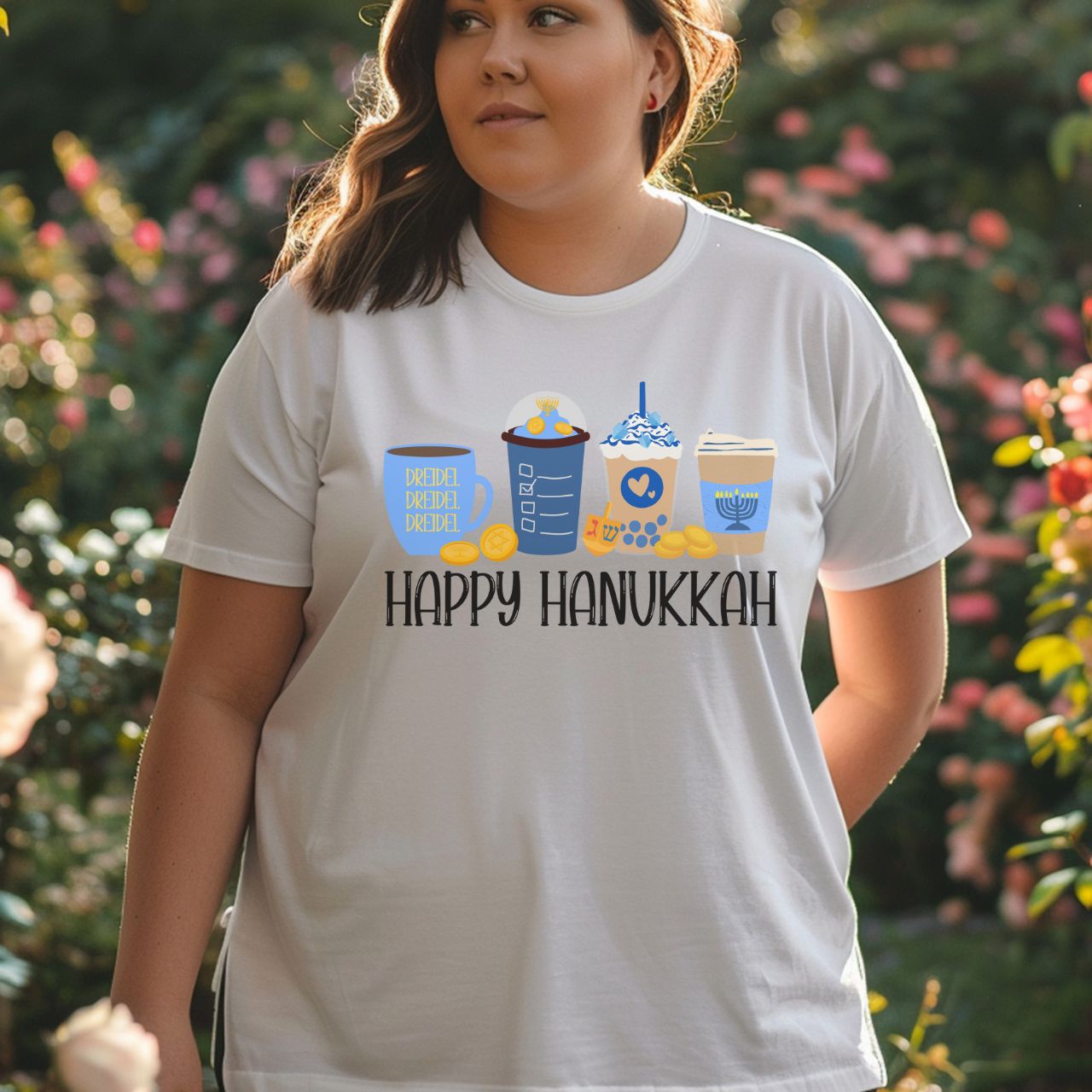 Hanukkah Shirt, Bella Coffee Latte, Hannukah Shirt, Chanukkah Shirt, Happy Hanukkah, Festival of Lights, Gift for Jewish Person, Dreidels product thumbnail image Hanukkah Shirt, Bella Coffee Latte, Hannukah Shirt, Chanukkah Shirt, Happy Hanukkah, Festival of Lights, Gift for Jewish Person, Dreidels product thumbnail image