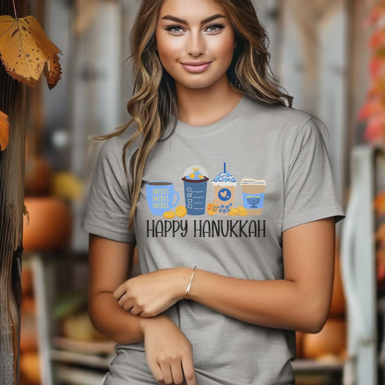 Hanukkah Shirt, Hanukkah Coffee Latte, Hannukah Shirt, Chanukkah Shirt, Happy Hanukkah, Festival of Lights, Gift for Jewish Person, Dreidels product thumbnail image Hanukkah Shirt, Hanukkah Coffee Latte, Hannukah Shirt, Chanukkah Shirt, Happy Hanukkah, Festival of Lights, Gift for Jewish Person, Dreidels product thumbnail image
