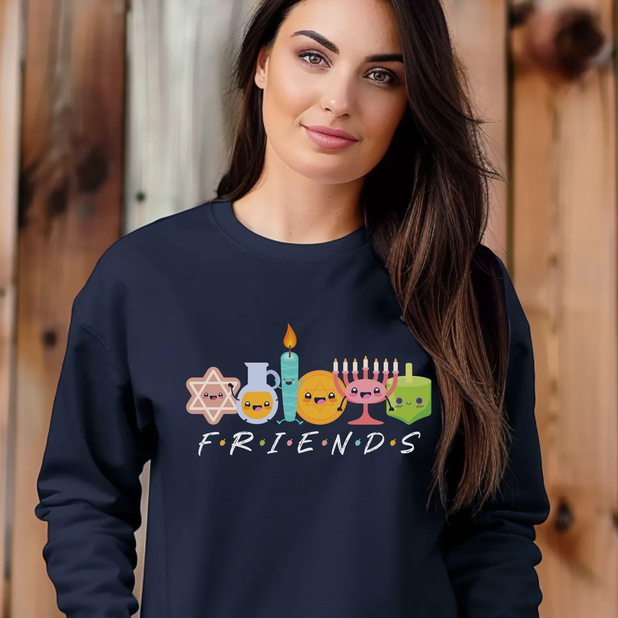 Hanukkah Friends Shirt, Funny Hanukkah Shirt, Chanukkah Shirt, Dreidel, Menorah, Gelt, Gift for Hanukkah, Gift for Jewish Person, Longsleeve product thumbnail image Hanukkah Friends Shirt, Funny Hanukkah Shirt, Chanukkah Shirt, Dreidel, Menorah, Gelt, Gift for Hanukkah, Gift for Jewish Person, Longsleeve product thumbnail image