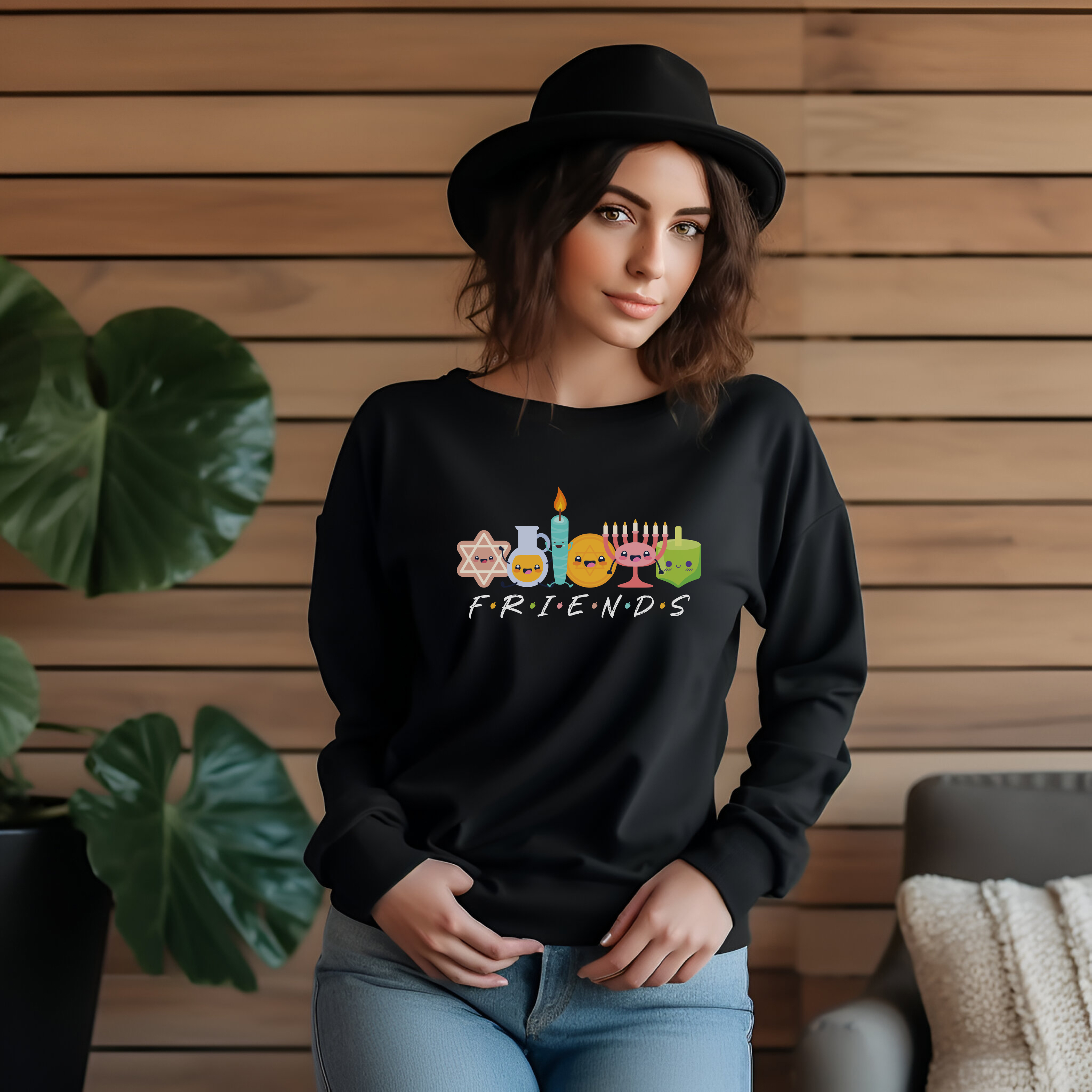 Hanukkah Friends Shirt, Funny Hanukkah Shirt, Chanukkah Shirt, Dreidel, Menorah, Gelt, Gift for Hanukkah, Gift for Jewish Person, Longsleeve product thumbnail image Hanukkah Friends Shirt, Funny Hanukkah Shirt, Chanukkah Shirt, Dreidel, Menorah, Gelt, Gift for Hanukkah, Gift for Jewish Person, Longsleeve product thumbnail image