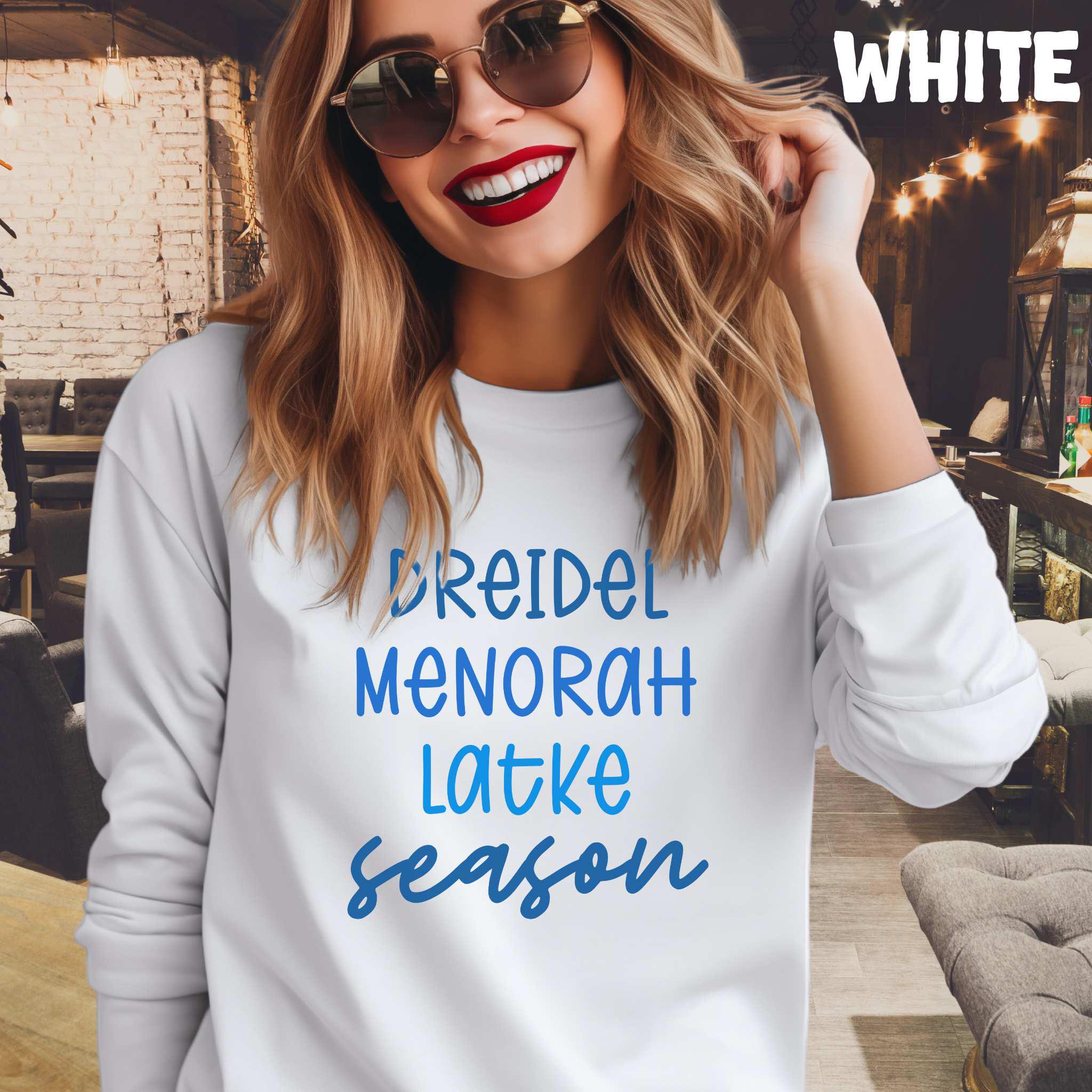 Hanukkah Shirt, Dreidel Shirt, Latkes,Hanukkah Season, Chanukkah Shirt, Happy Hanukkah, Festival of Lights, Gift for Jewish Person, Dreidels product thumbnail image Hanukkah Shirt, Dreidel Shirt, Latkes,Hanukkah Season, Chanukkah Shirt, Happy Hanukkah, Festival of Lights, Gift for Jewish Person, Dreidels product thumbnail image