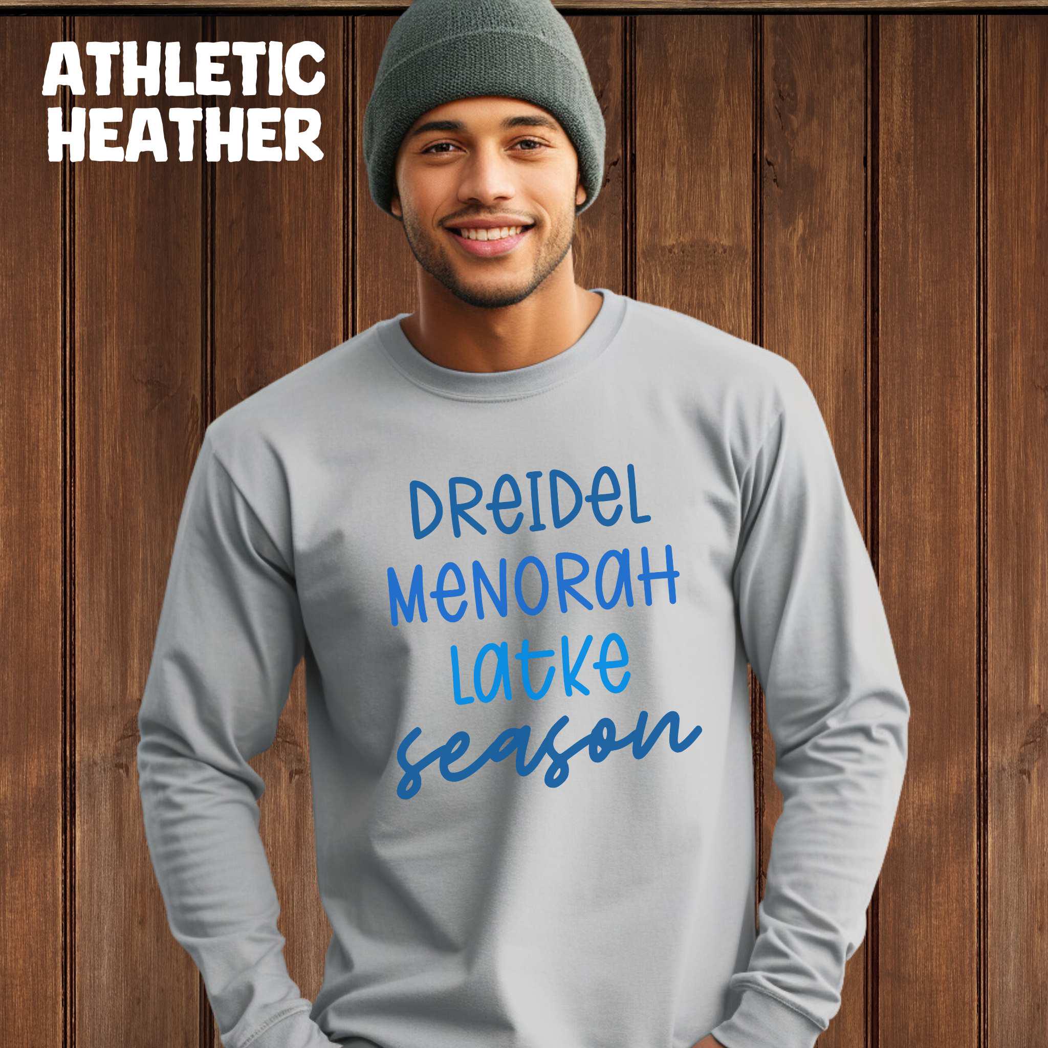 Hanukkah Shirt, Dreidel Shirt, Latkes,Hanukkah Season, Chanukkah Shirt, Happy Hanukkah, Festival of Lights, Gift for Jewish Person, Dreidels product thumbnail image Hanukkah Shirt, Dreidel Shirt, Latkes,Hanukkah Season, Chanukkah Shirt, Happy Hanukkah, Festival of Lights, Gift for Jewish Person, Dreidels product thumbnail image