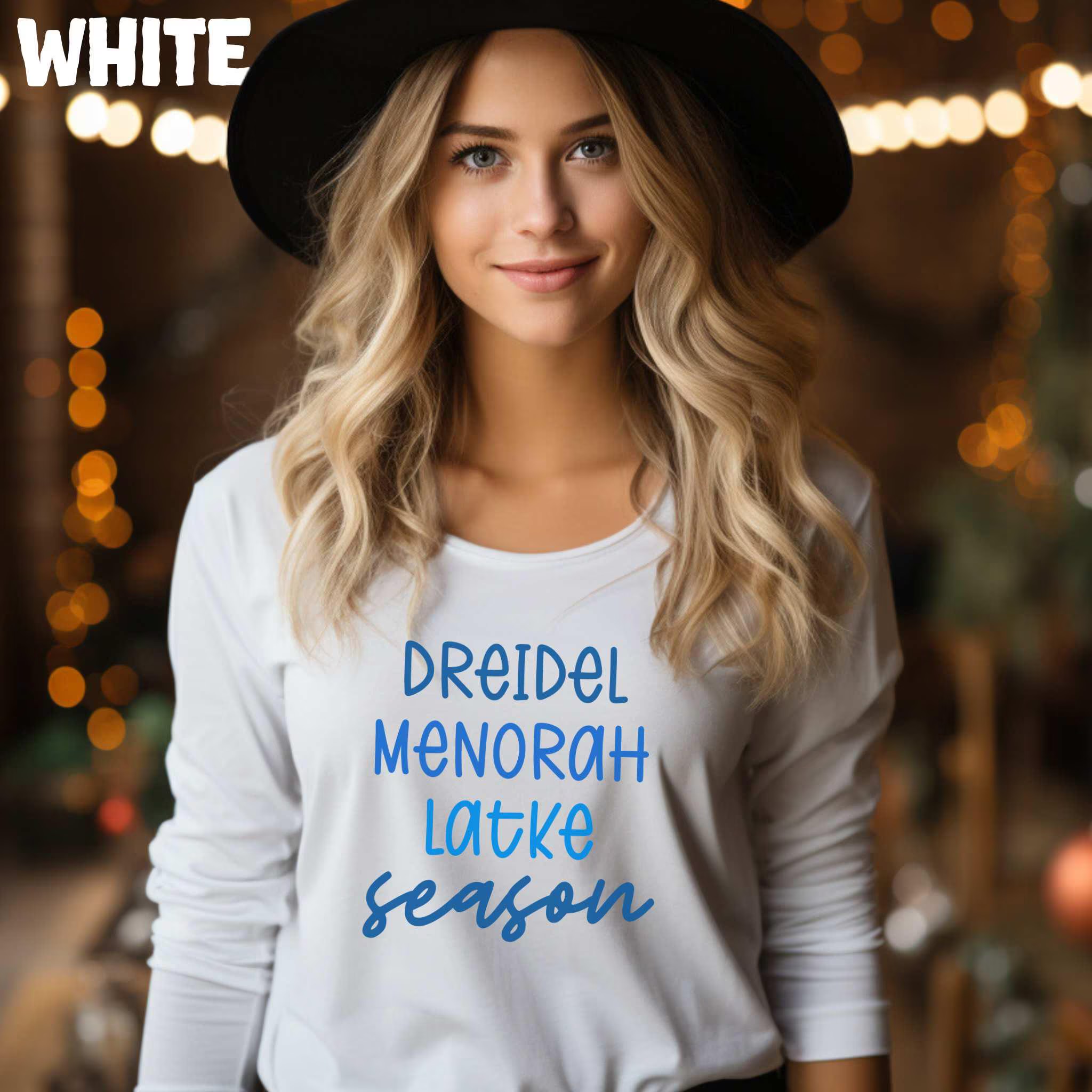 Hanukkah Shirt, Dreidel Shirt, Latkes,Hanukkah Season, Chanukkah Shirt, Happy Hanukkah, Festival of Lights, Gift for Jewish Person, Dreidels product thumbnail image Hanukkah Shirt, Dreidel Shirt, Latkes,Hanukkah Season, Chanukkah Shirt, Happy Hanukkah, Festival of Lights, Gift for Jewish Person, Dreidels product thumbnail image