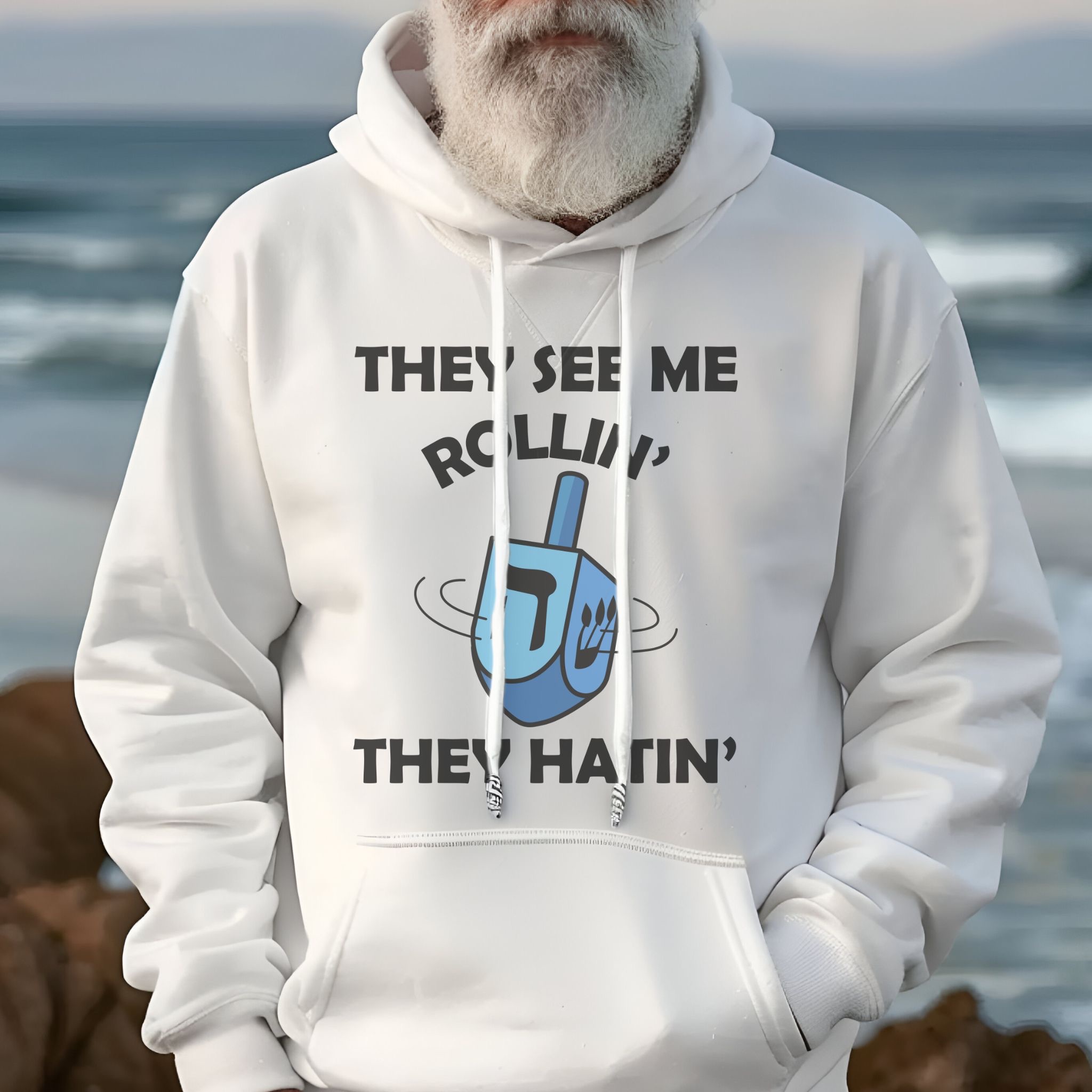 Funny Hanukkah Dreidel Hoodie Sweatshirt, Jewish Holiday Gift, Hanukkah Apparel, Festival of Lights Top, Jewish Tradition Clothing, Fun product thumbnail image Funny Hanukkah Dreidel Hoodie Sweatshirt, Jewish Holiday Gift, Hanukkah Apparel, Festival of Lights Top, Jewish Tradition Clothing, Fun product thumbnail image