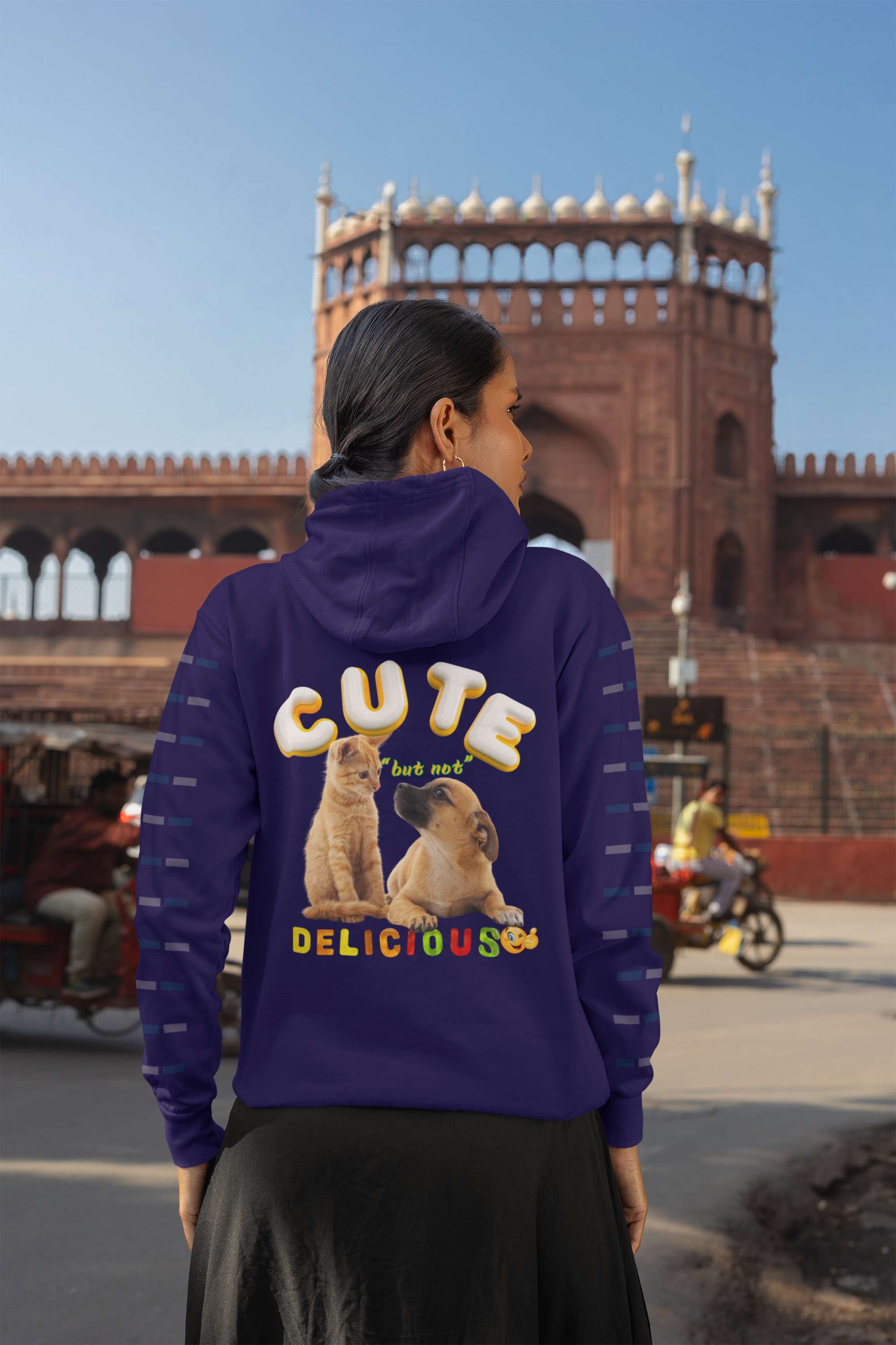 "Cute but Not Delicious" Hoodie – Adorable Style with a Messa product thumbnail image