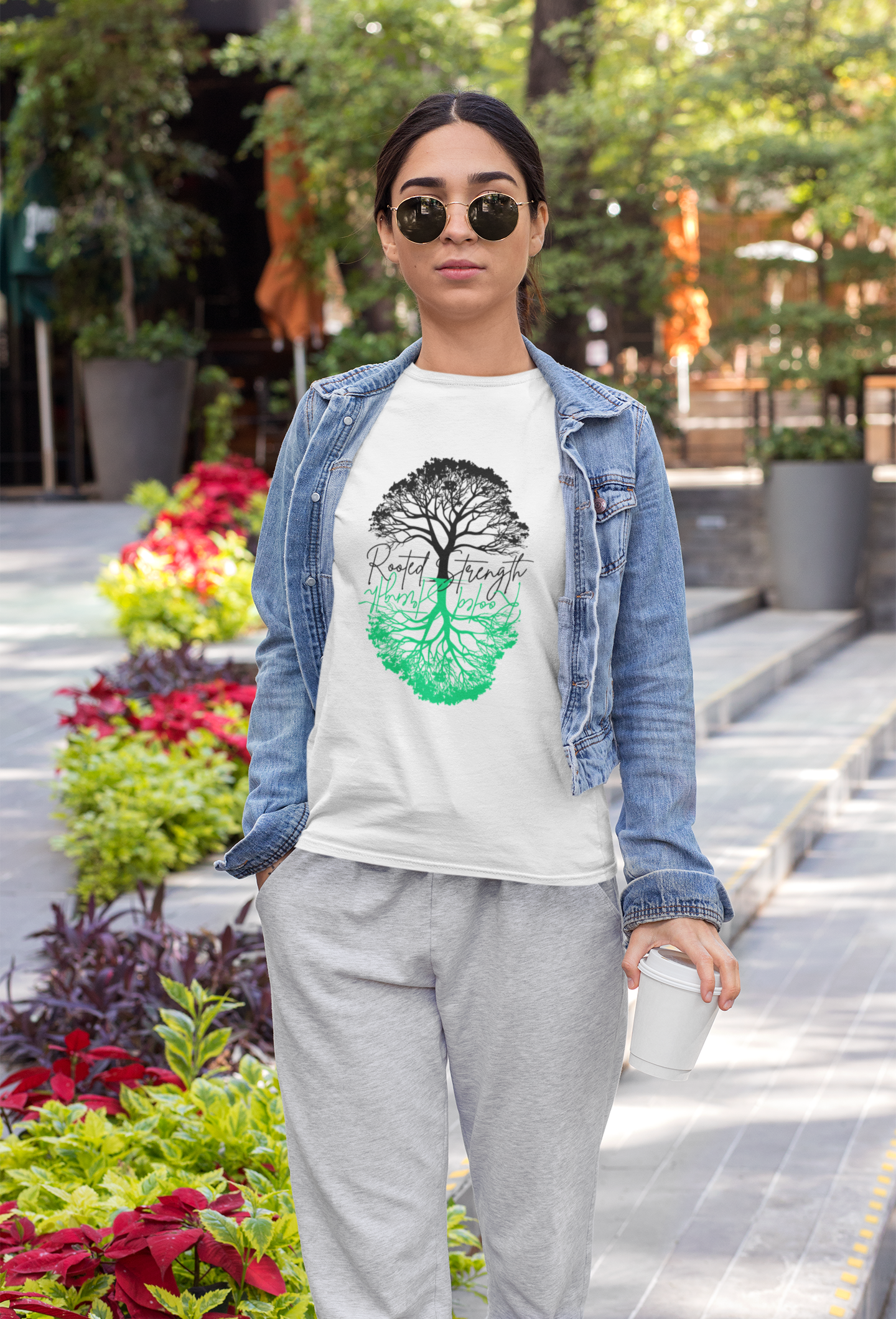 Tree and Shadow sweatshirt, Rooted Strength Sweatshirt, Tree Shadow Design, Men Women Jumper, Winter Pullover, Nature Lover Gift