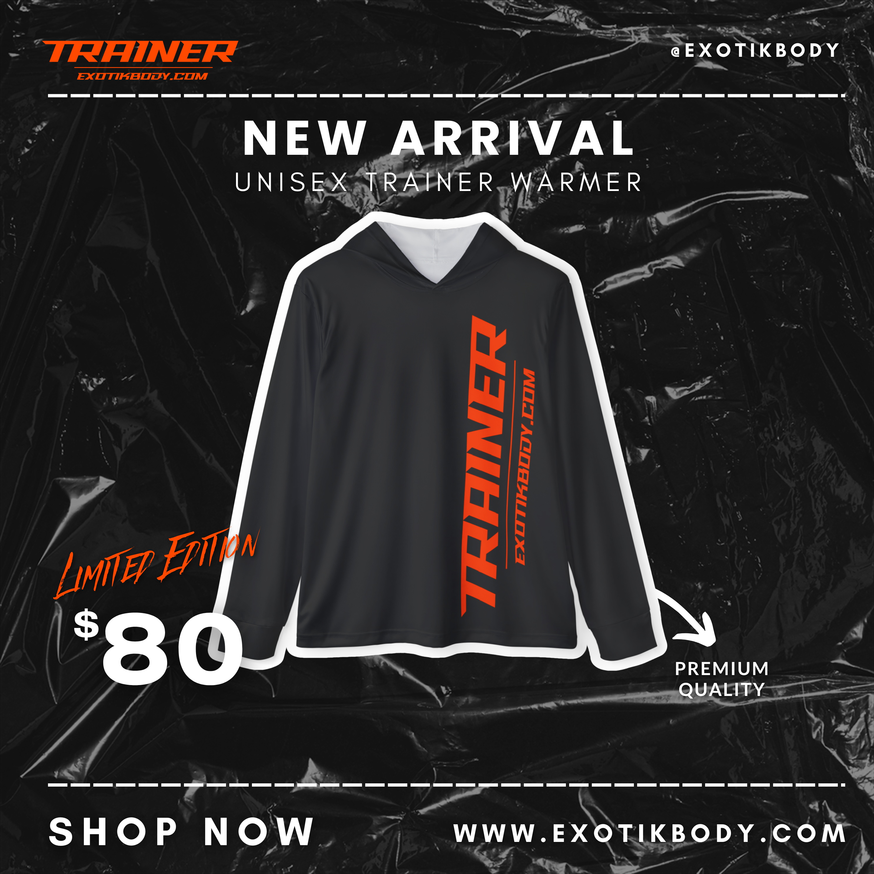 Unisex "Trainer" Warmer Unisex "Trainer" Warmer