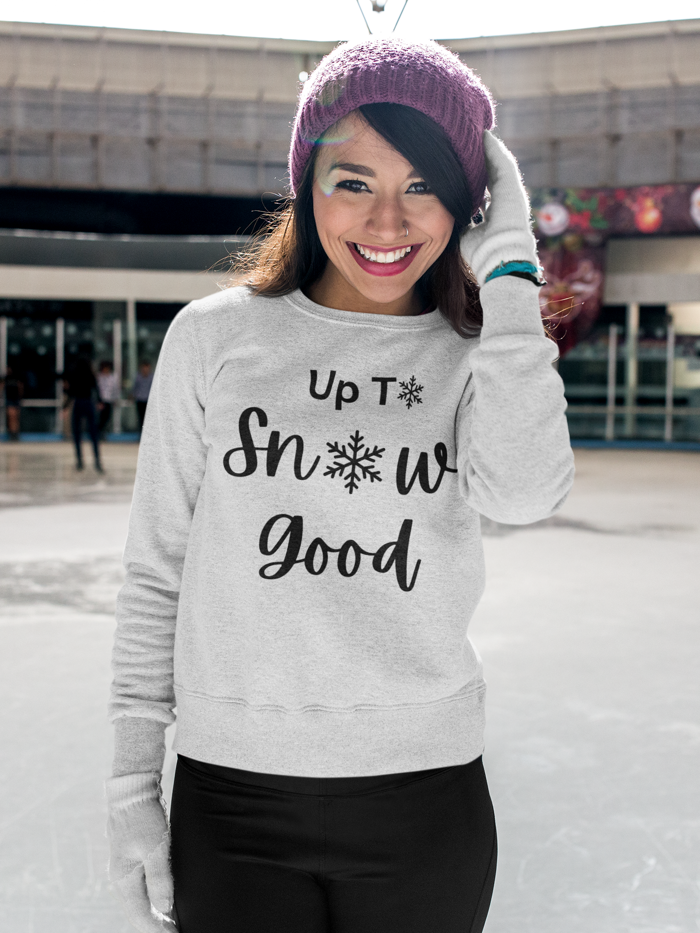 Snow Good Unisex Sweatshirt product thumbnail image Snow Good Unisex Sweatshirt product thumbnail image