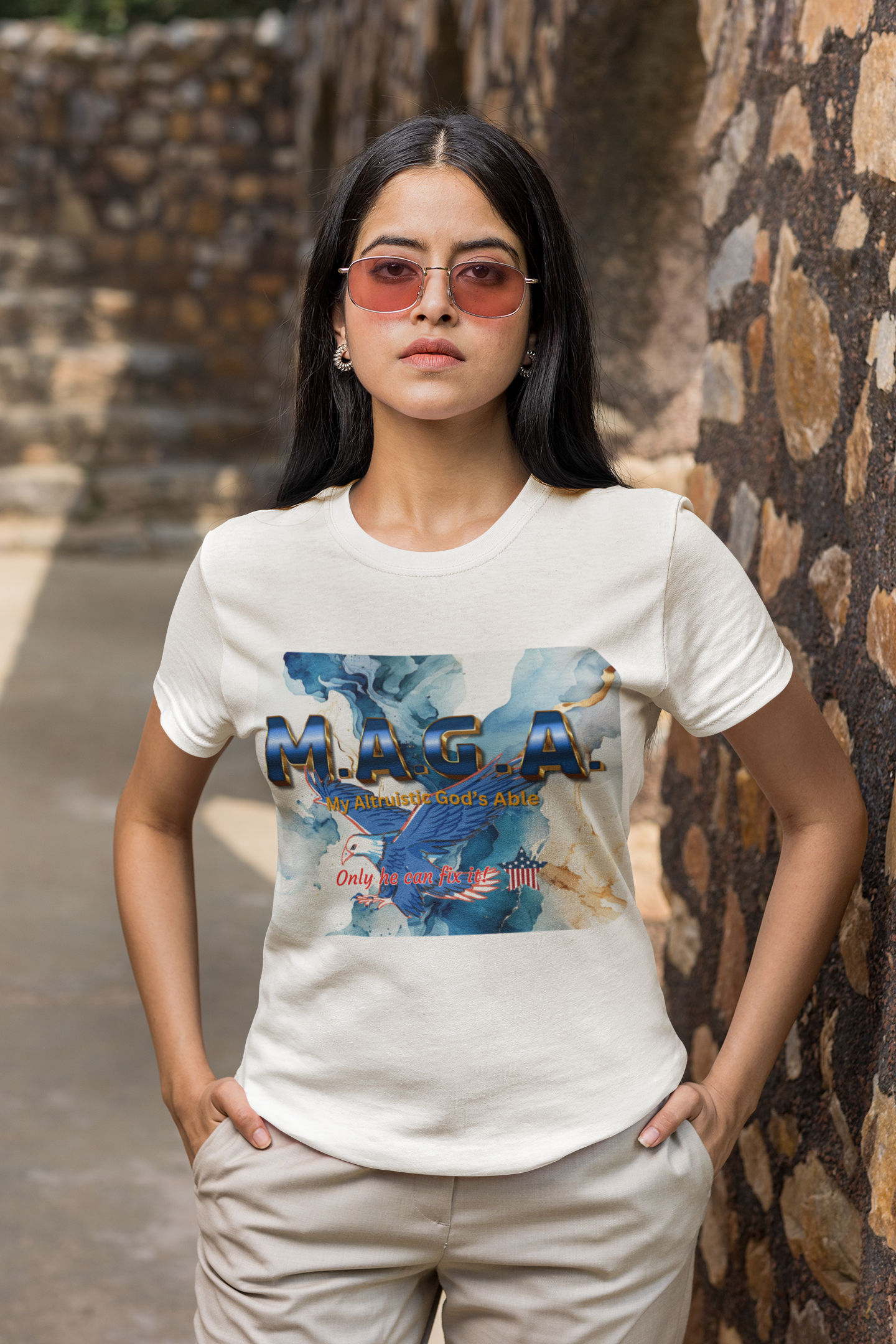 M.A.G.A. - My Altruistic God's Able Unisex Heavy Cotton T-Shirt