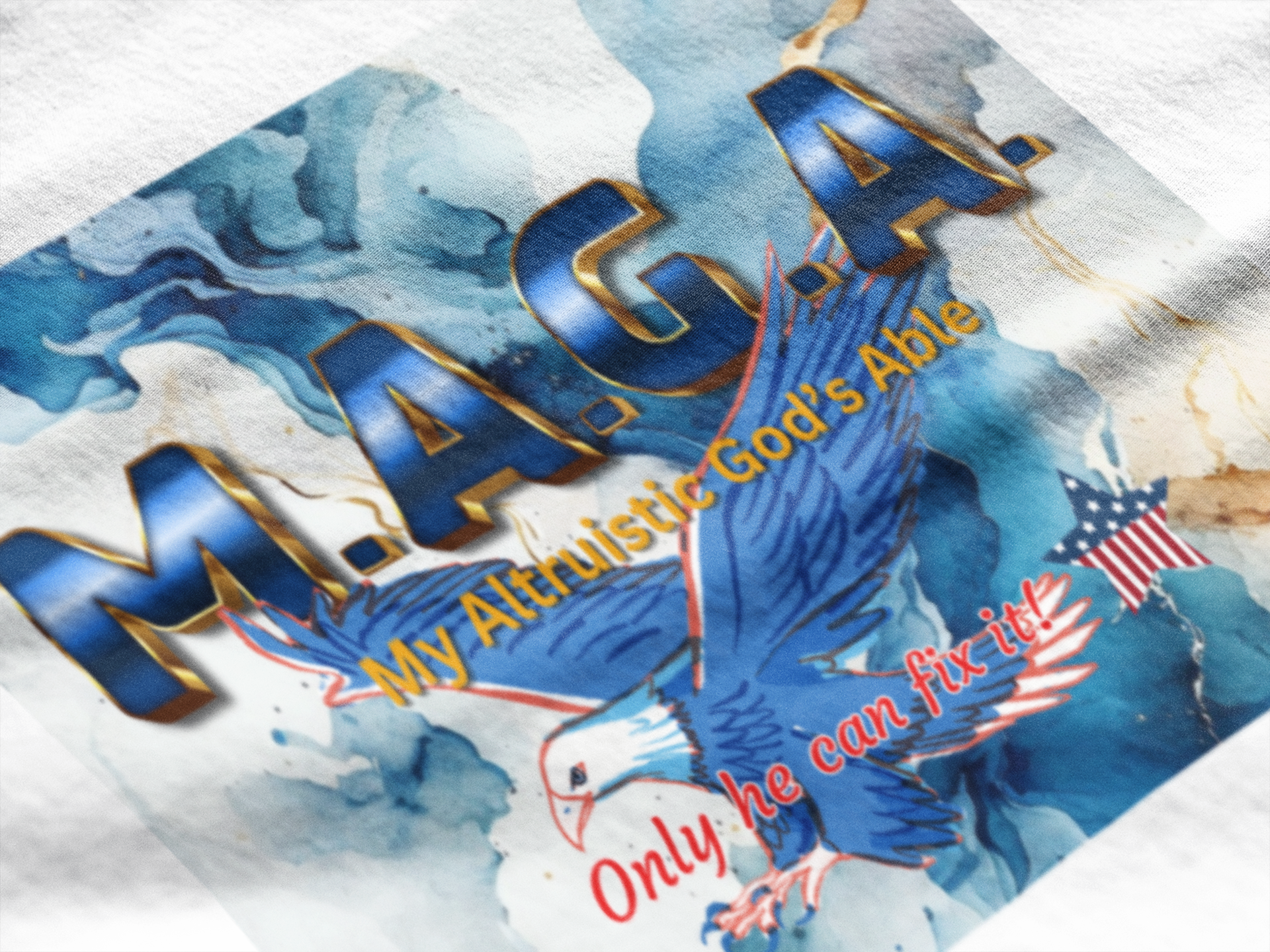 M.A.G.A. - My Altruistic God's Able Unisex Heavy Cotton T-Shirt product thumbnail image