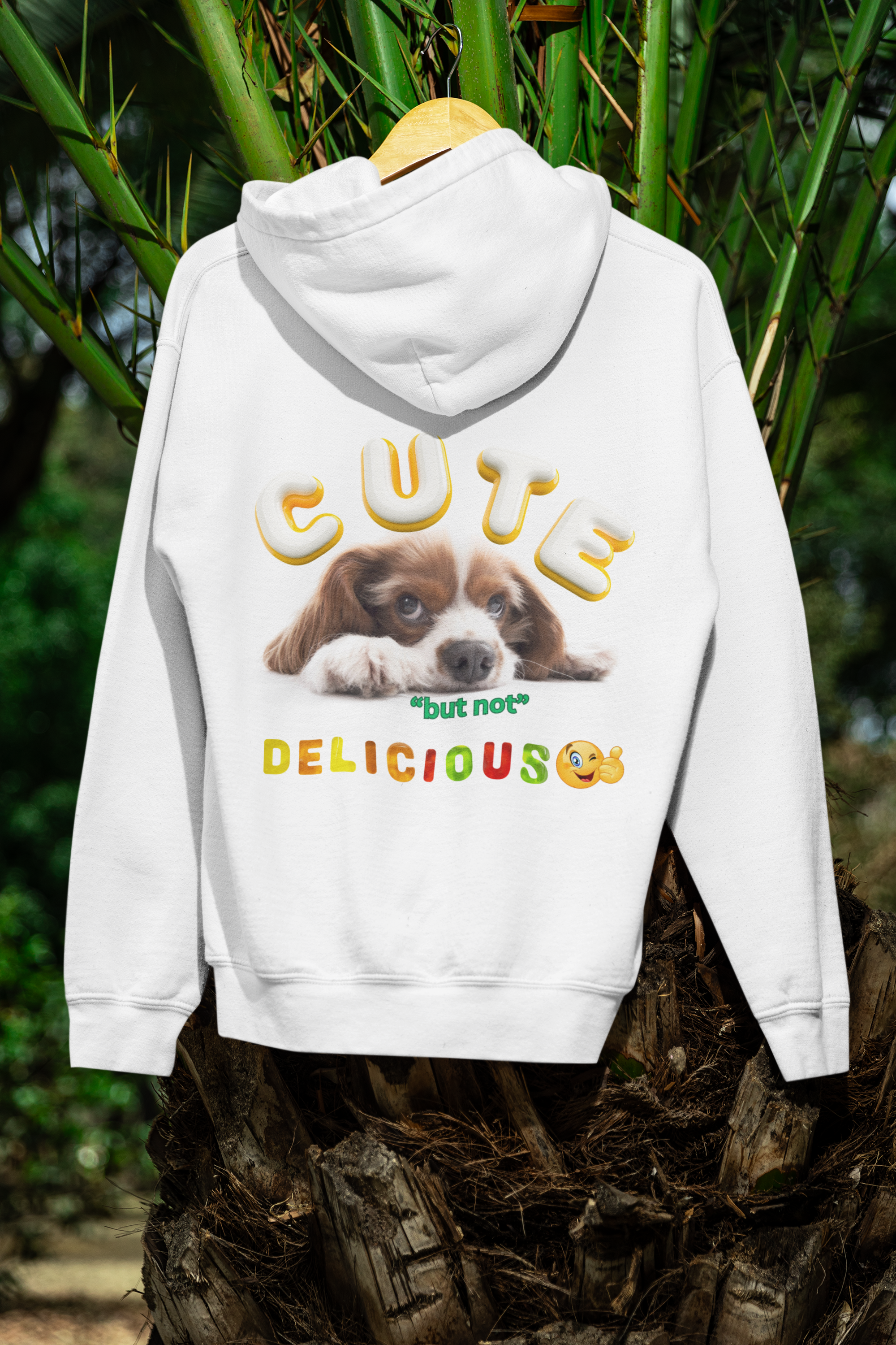 Champion Eco Hoodie – "Cute but Not Delicious" Edition