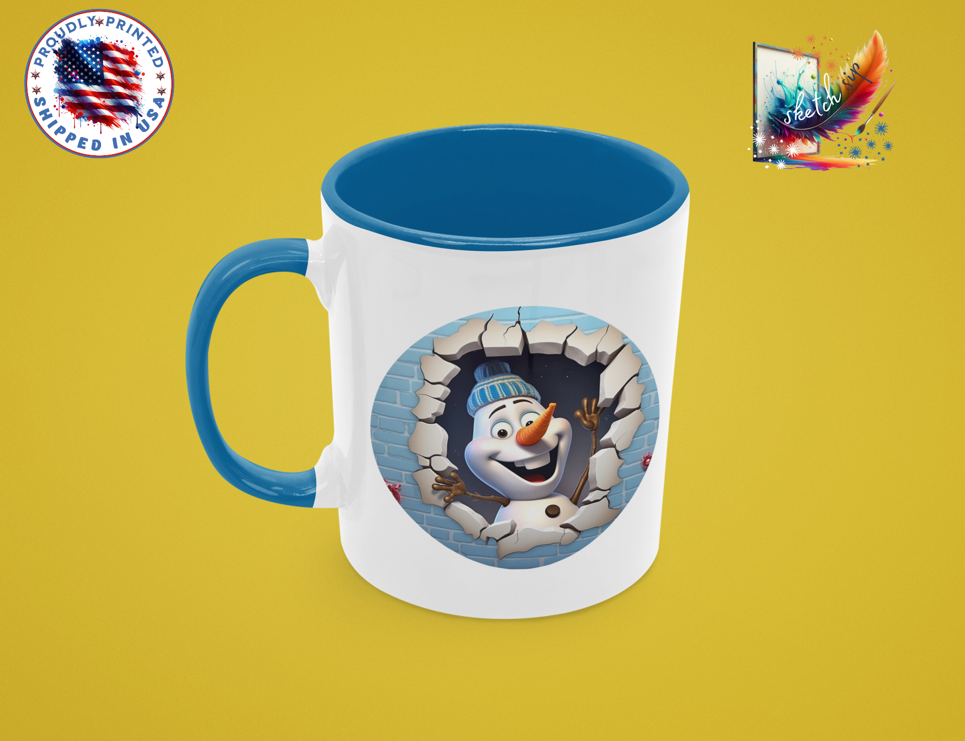 Sippable Smiles: Fun Designs to Brighten Your Day, Colorful Mugs, 11oz product thumbnail image