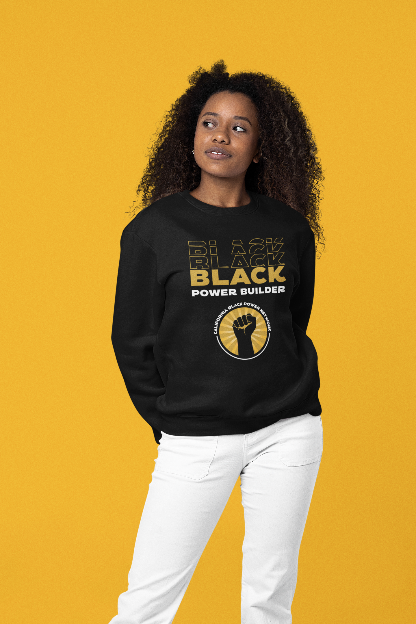 Black Power Builder Sweatshirt product thumbnail image Black Power Builder Sweatshirt product thumbnail image