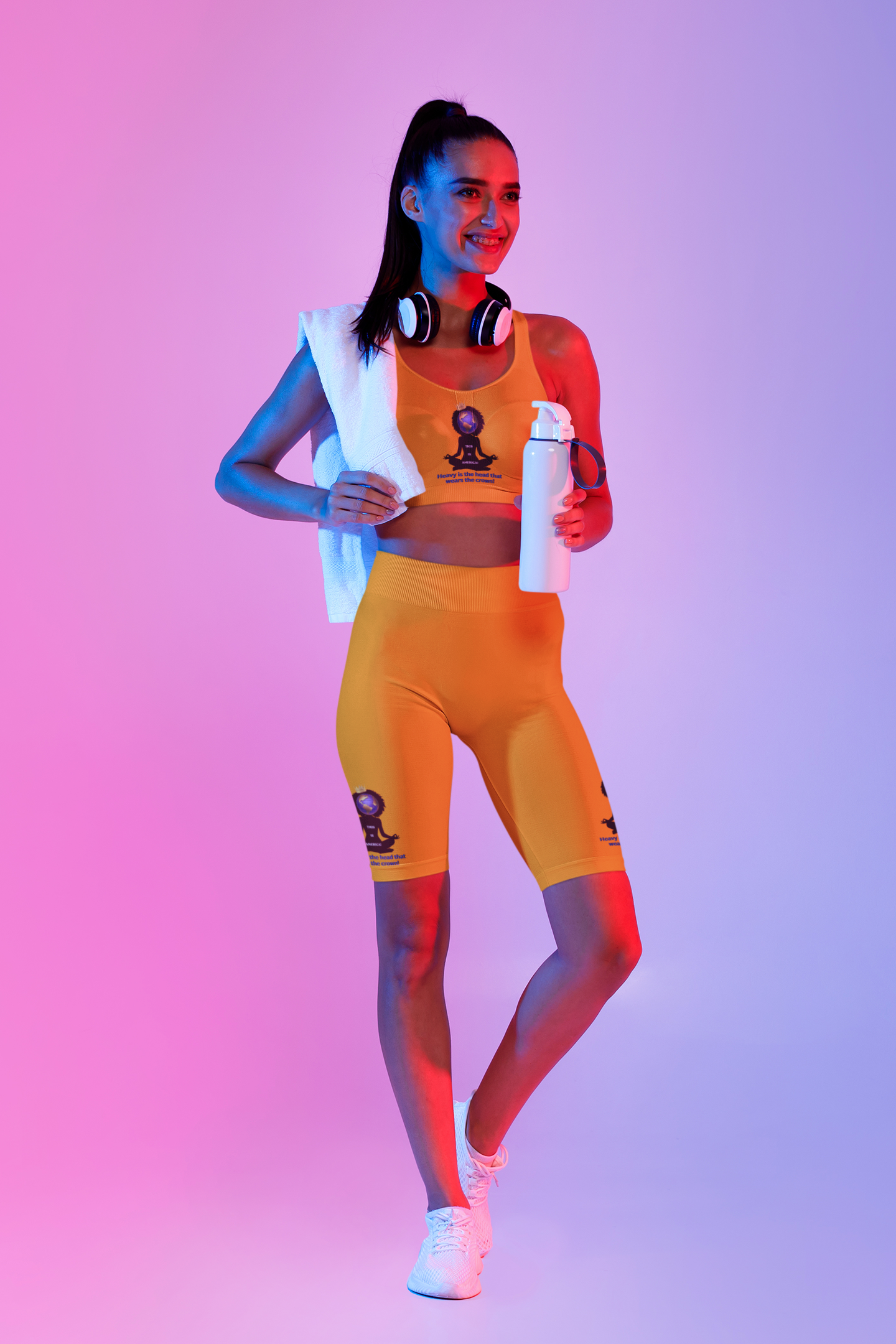 Empowered Motion Bike Shorts (AOP) product thumbnail image