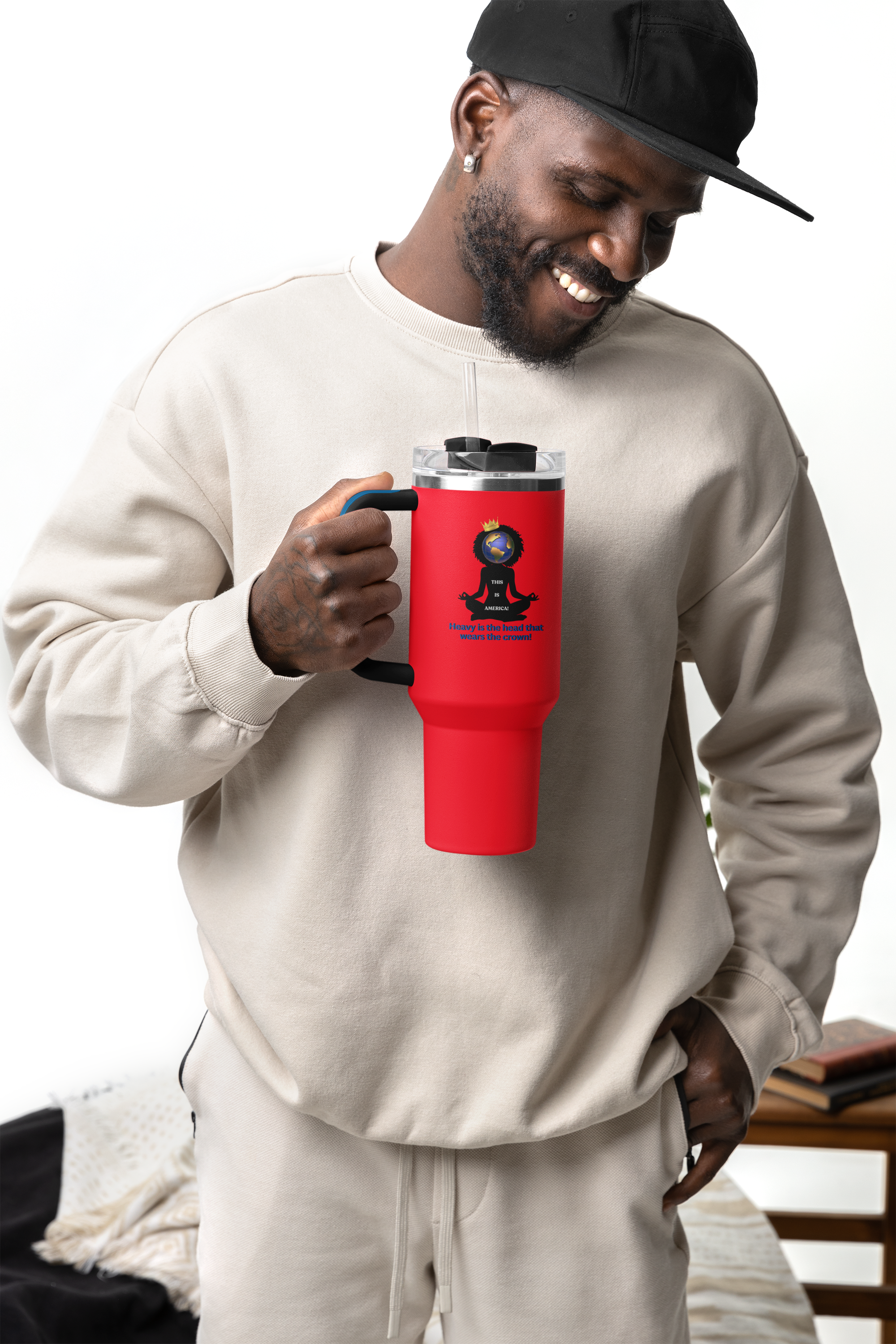 "Heavy is the Head" Polar Camel 40oz Tumbler, 40oz product thumbnail image