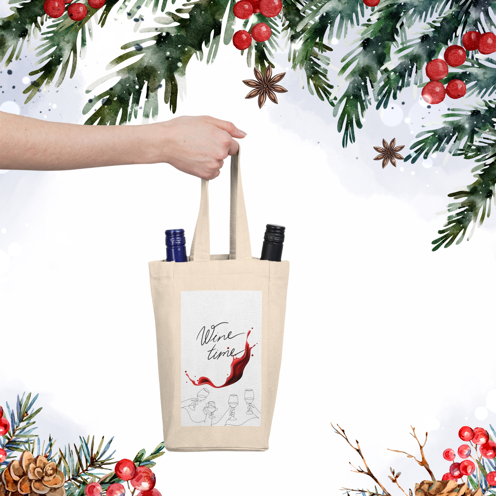 Double Wine Tote Bag #3 Double Wine Tote Bag #3