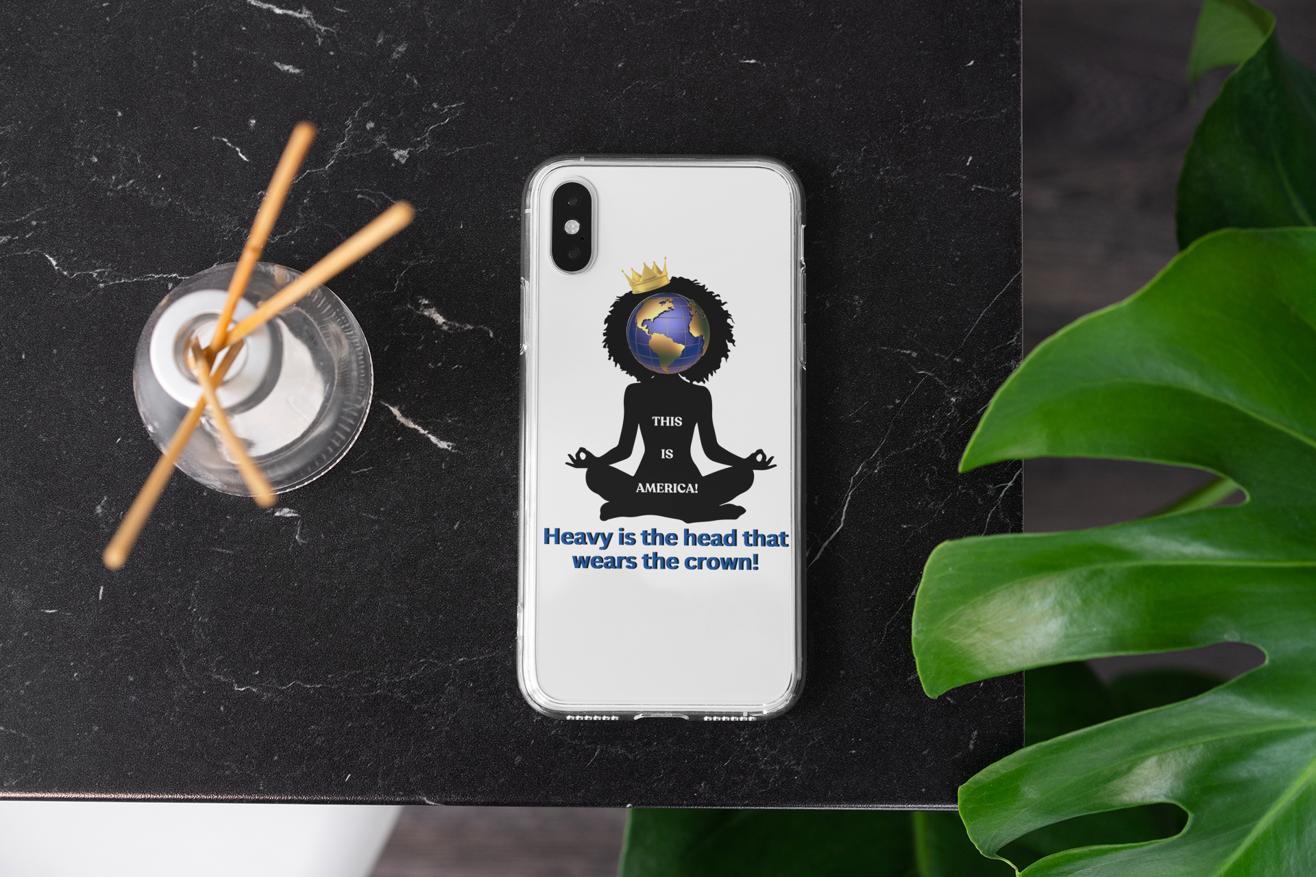 "Heavy is the Head" Clear Cellphone Case Cases, Inspirational Cellphone Case for iPhone and Samsung Phones, Custom Cellphone Case product thumbnail image