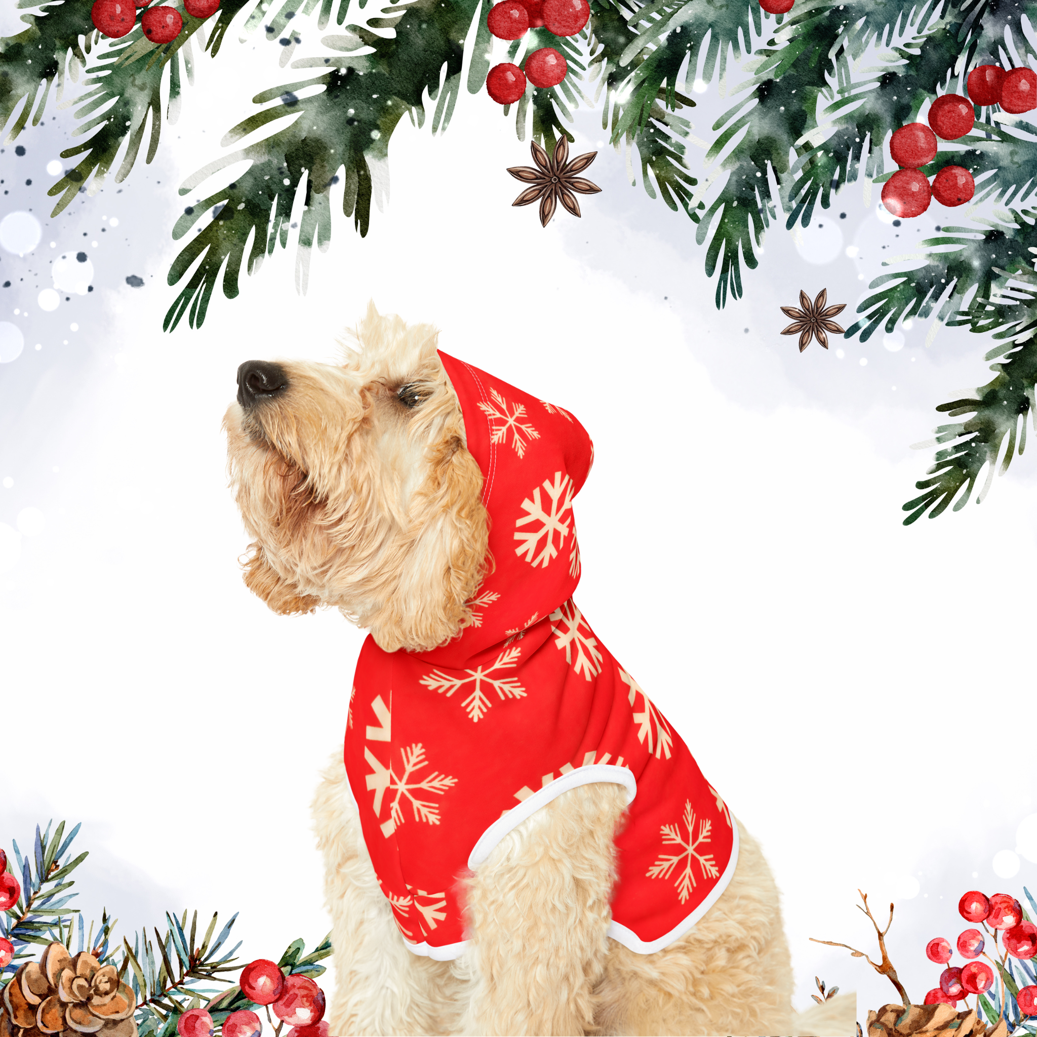 Holiday Pet Hoodie #1 product thumbnail image Holiday Pet Hoodie #1 product thumbnail image