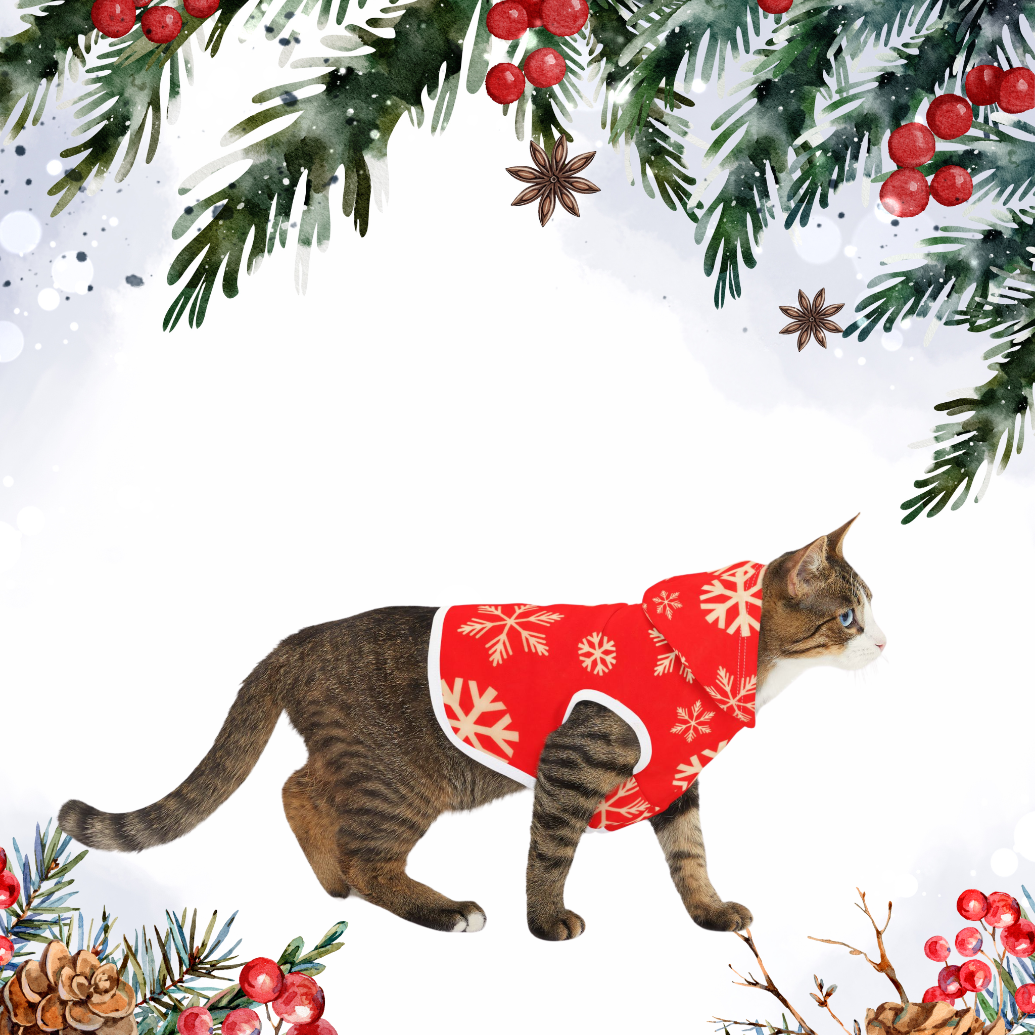 Holiday Pet Hoodie #1 product thumbnail image Holiday Pet Hoodie #1 product thumbnail image