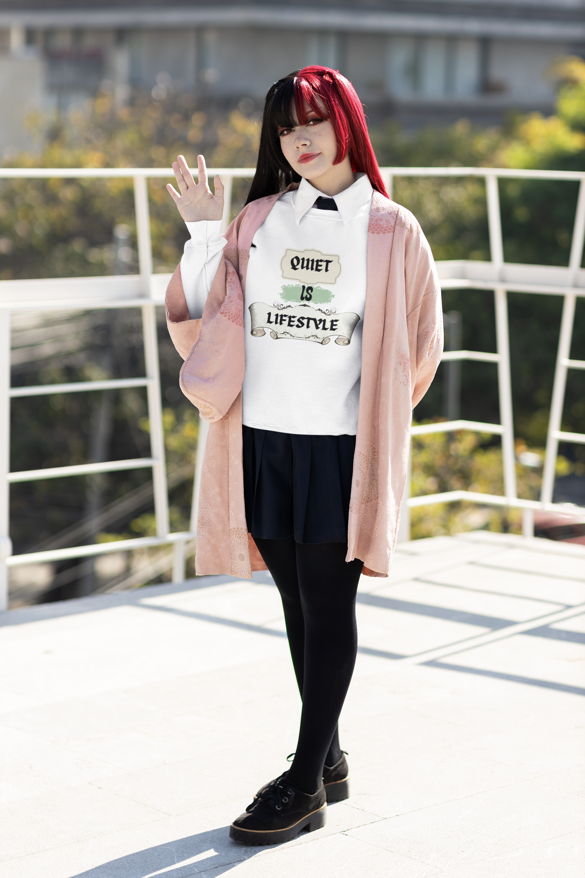 Quiet is Lifestyle, lifestyle sweater, cozy sweatshirt,  product thumbnail image