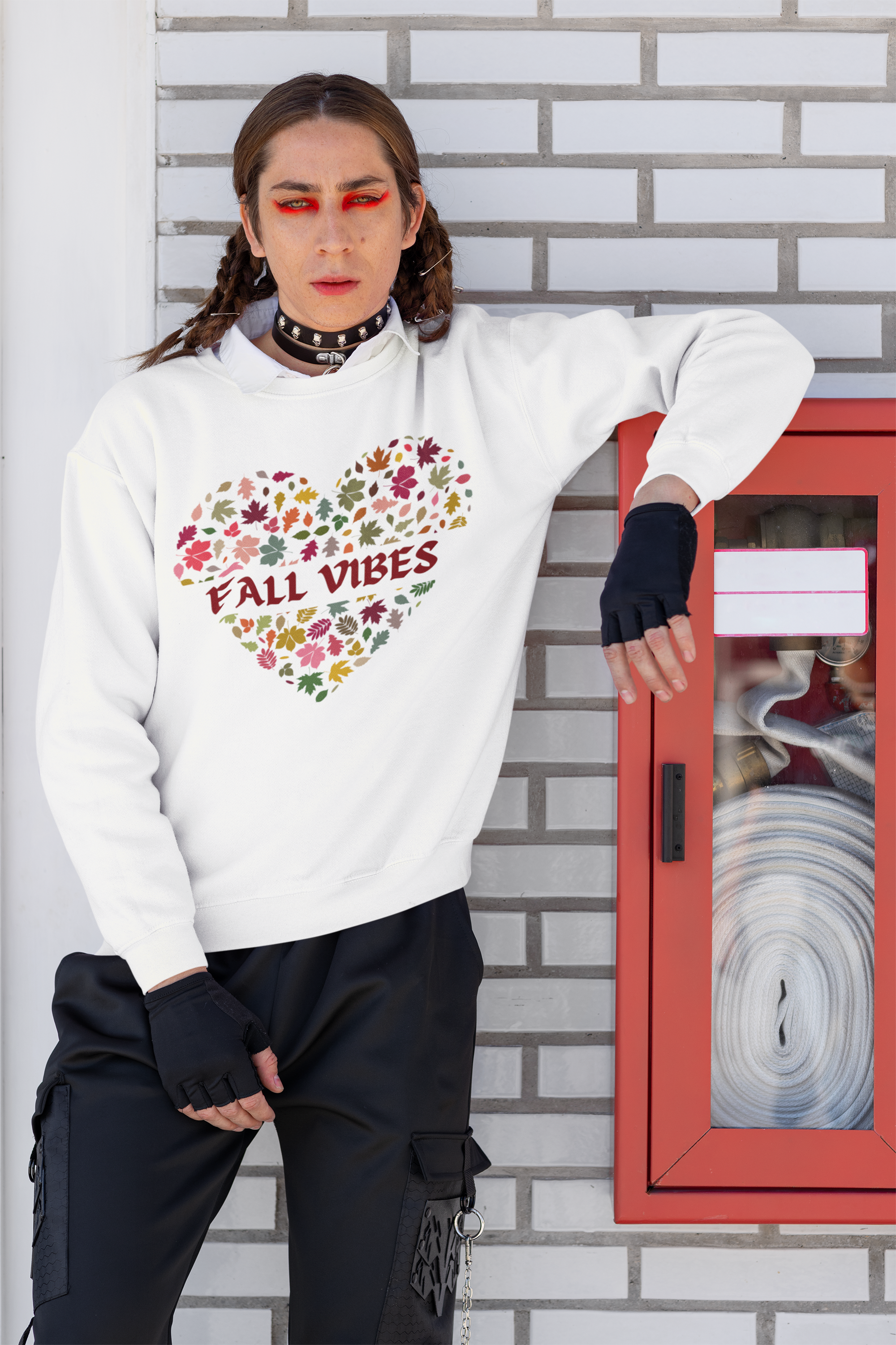 Floral Heart Crewneck Sweatshirt, Fall Vibes Sweatshirt, Flower Design Jumper, Cozy Sweatshirt, Unisex Floral Sweater, Autumn Pullover product thumbnail image